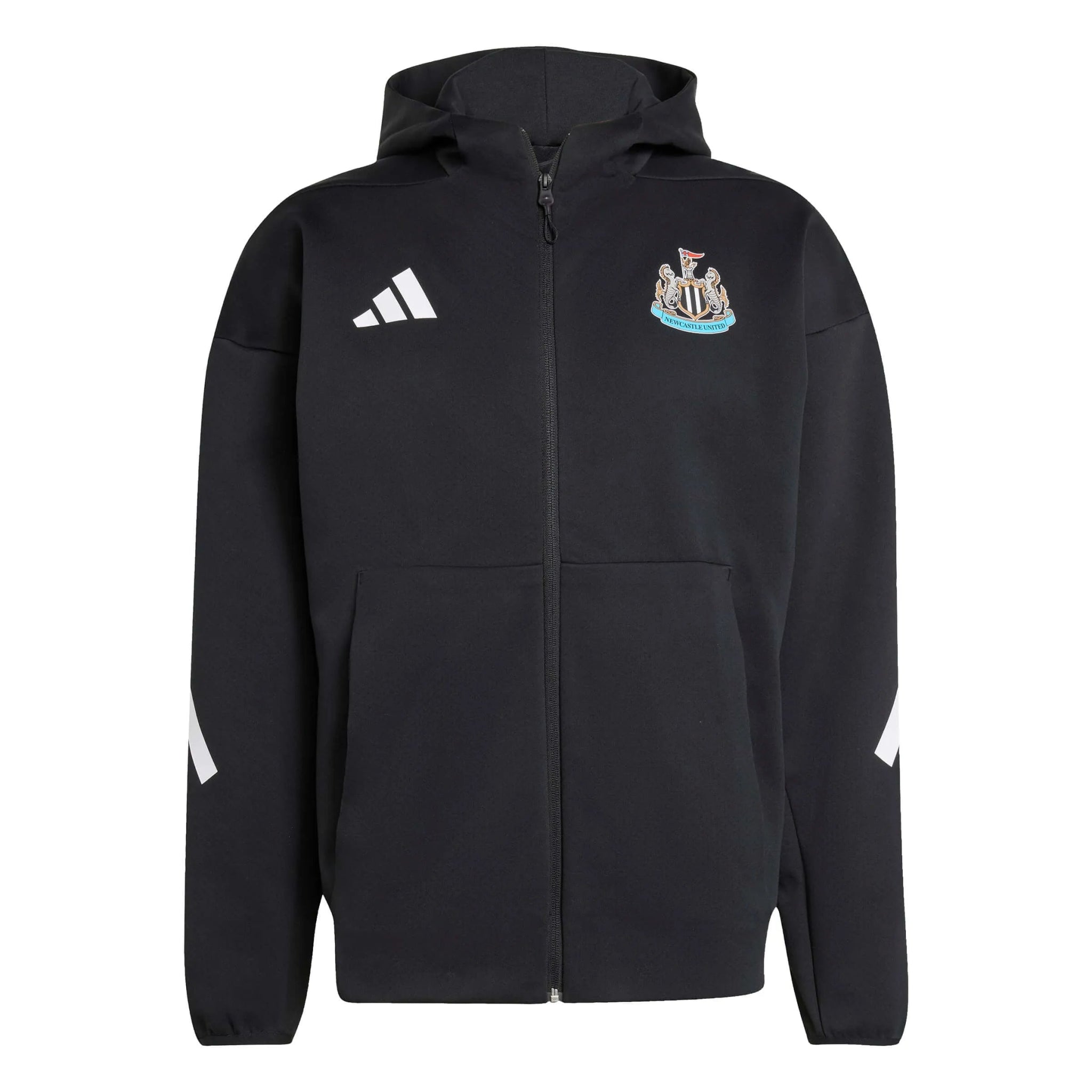 adidas 2025-26 Newcastle Men's Anthem Jacket (Front)