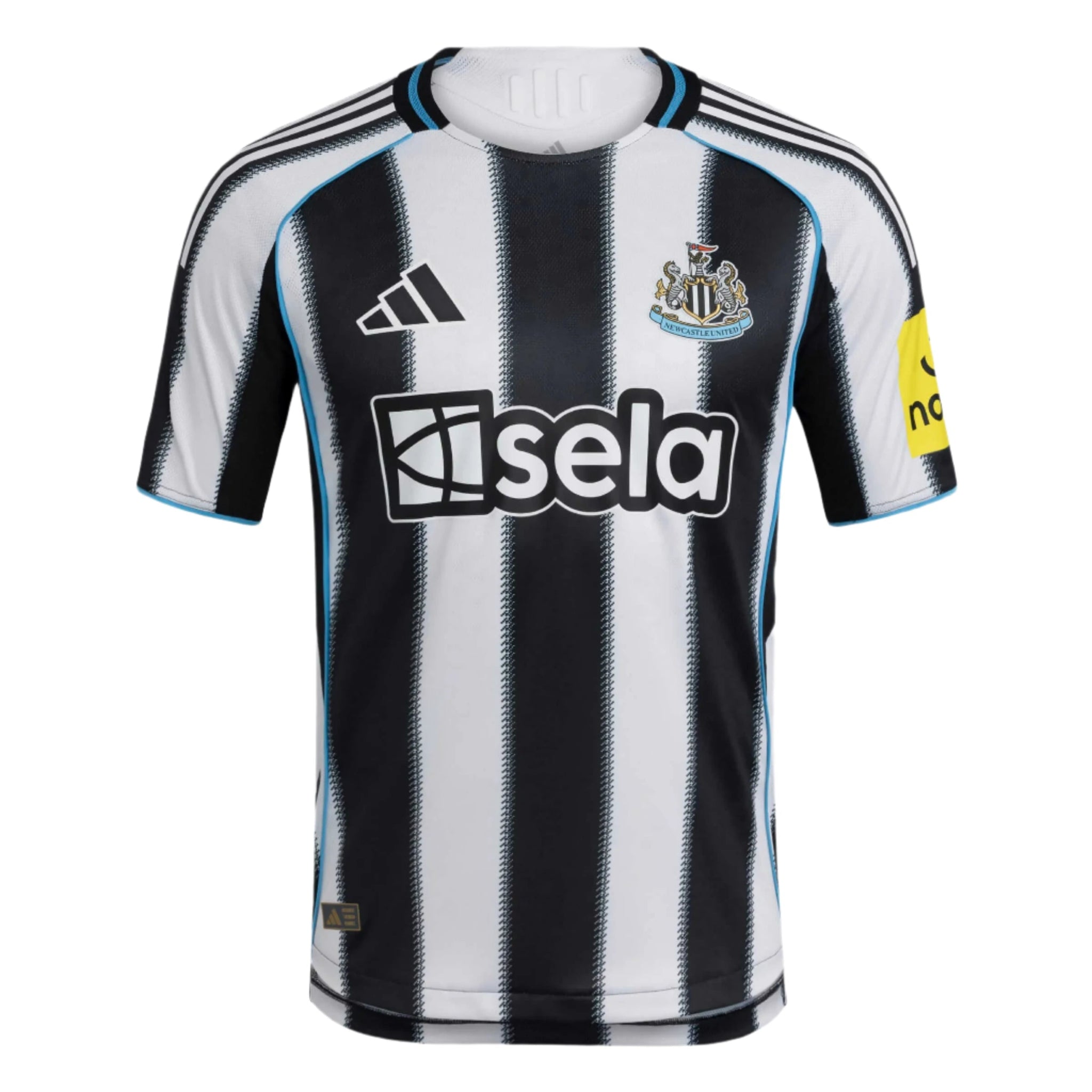 adidas 2025-26 Newcastle Men's Authentic Home Soccer Jersey (Front)