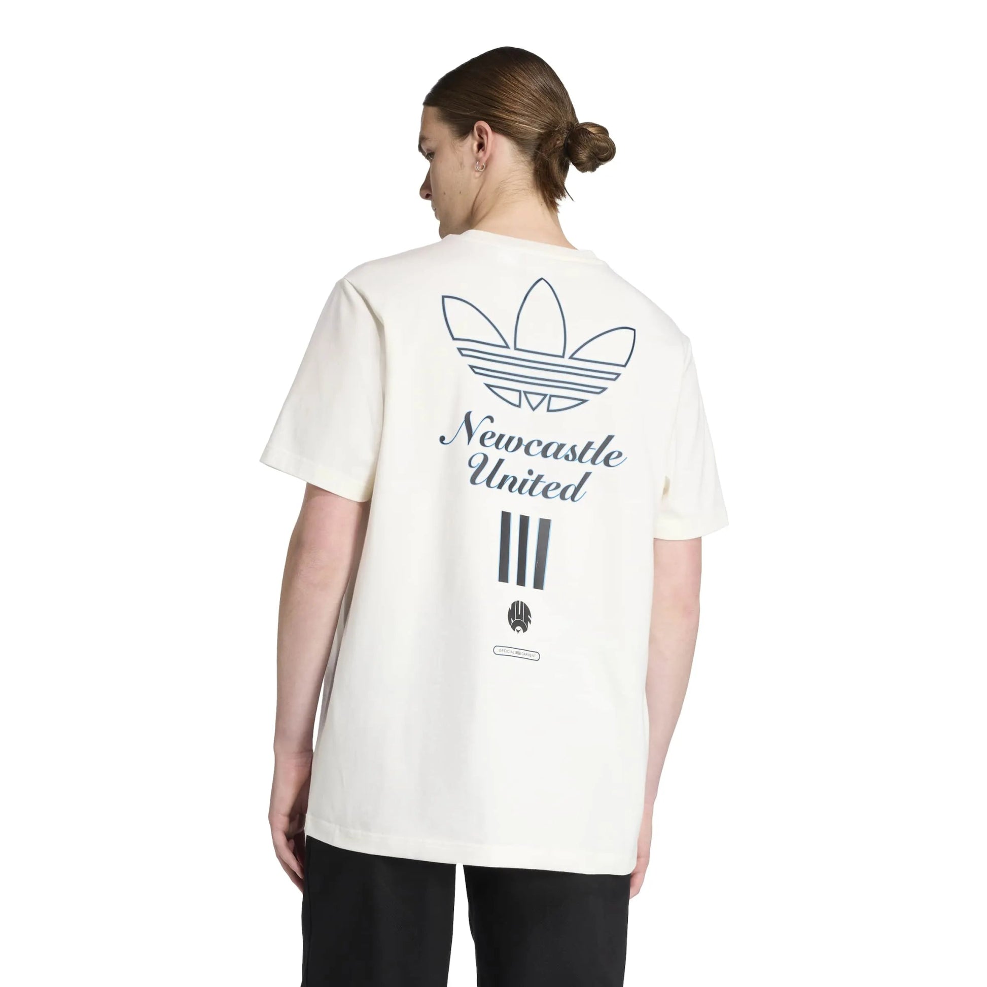 adidas 2025-26 Newcastle Men's Icon Graphic Tee (Model - Back)