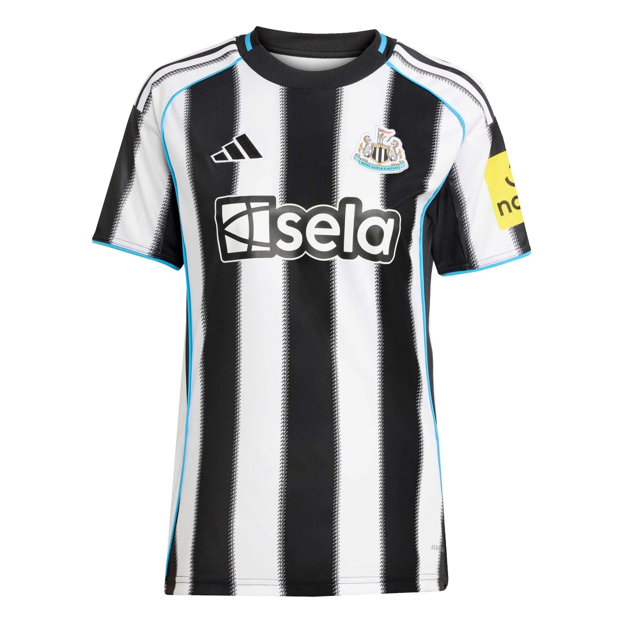 adidas 2025-26 Newcastle Women's Stadium Home Soccer Jersey (Front)