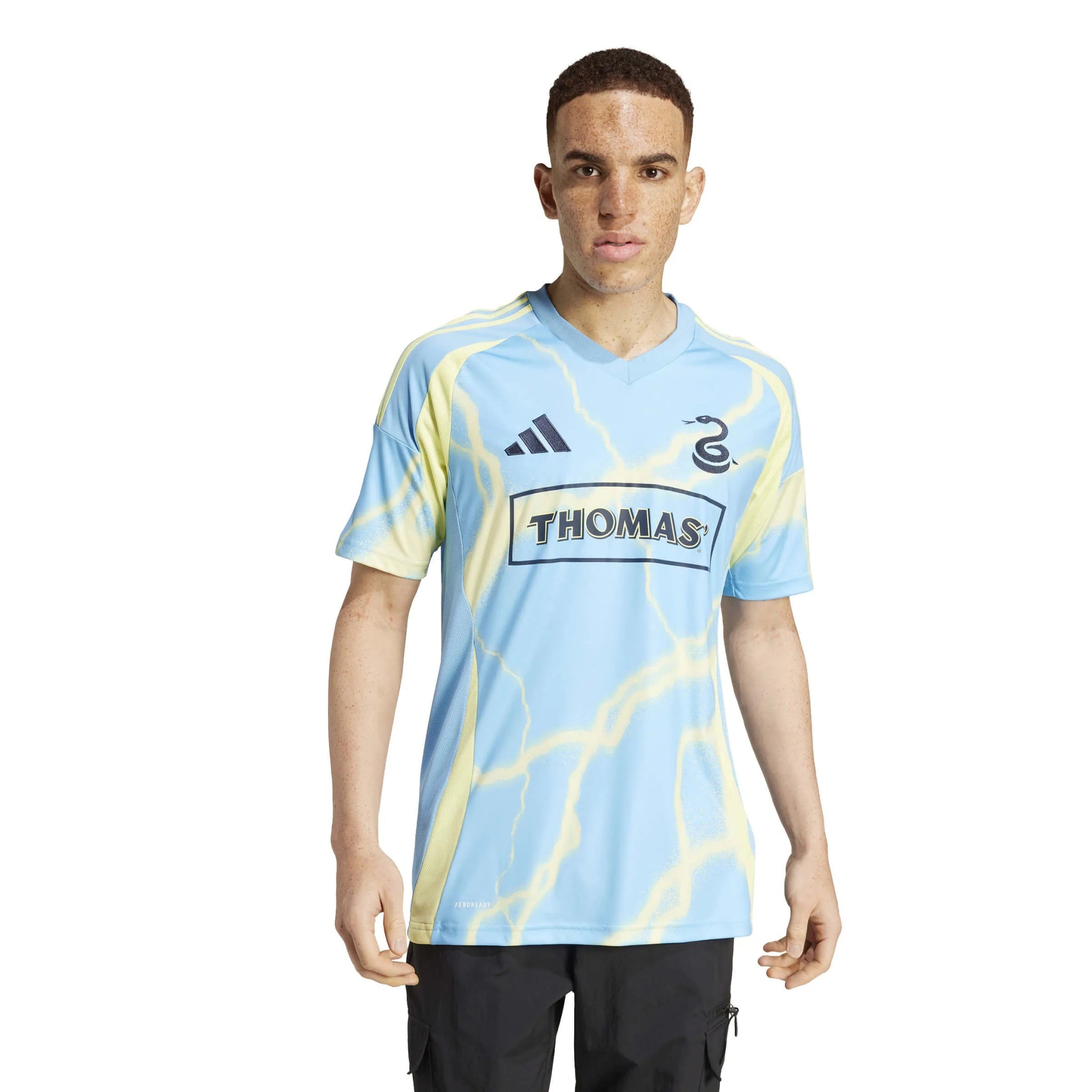 adidas 2025-26 Philadelphia Union Men's Stadium Away Soccer Jersey (Model - Front)