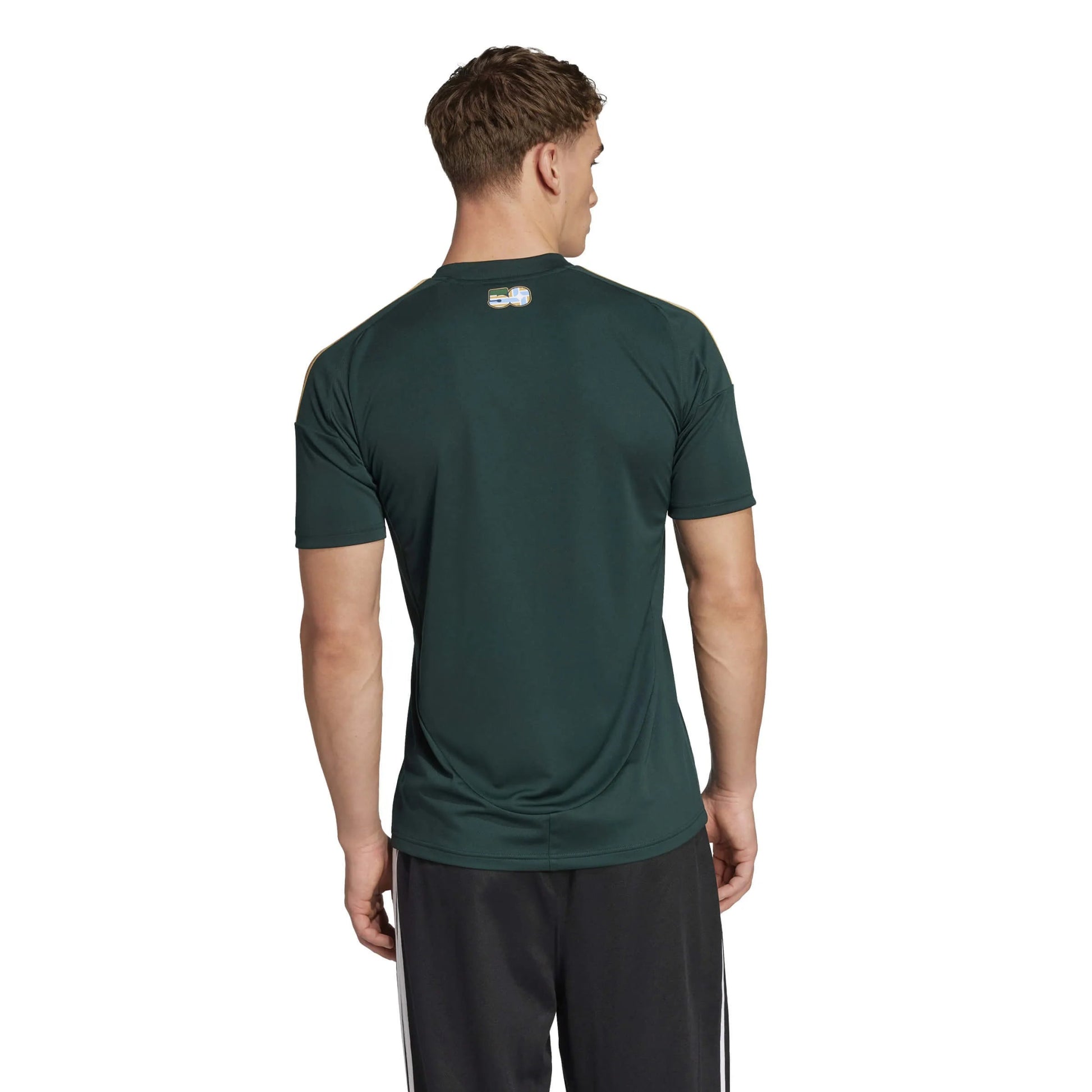 adidas 2025-26 Portland Timbers Men's Stadium Home Soccer Jersey (Model - Back)