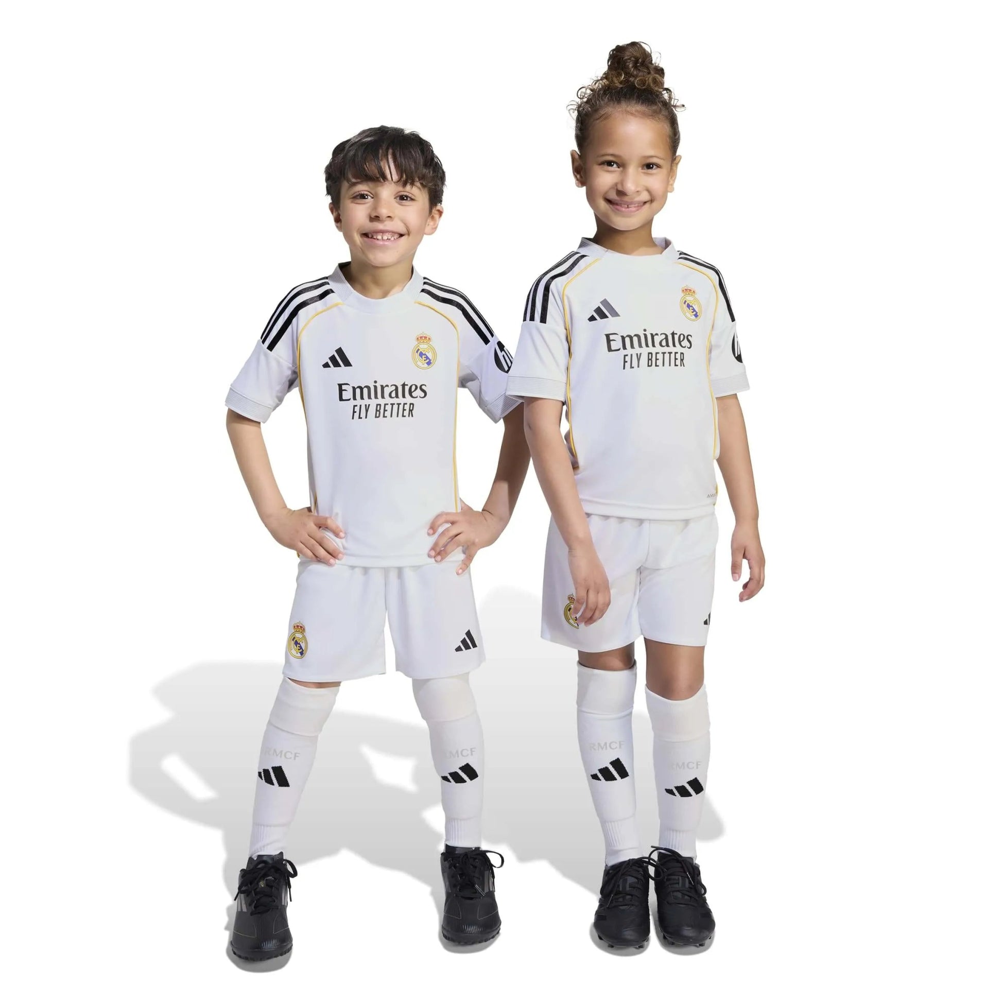adidas 2025-26 Real Madrid Kid's Home Mini Kit