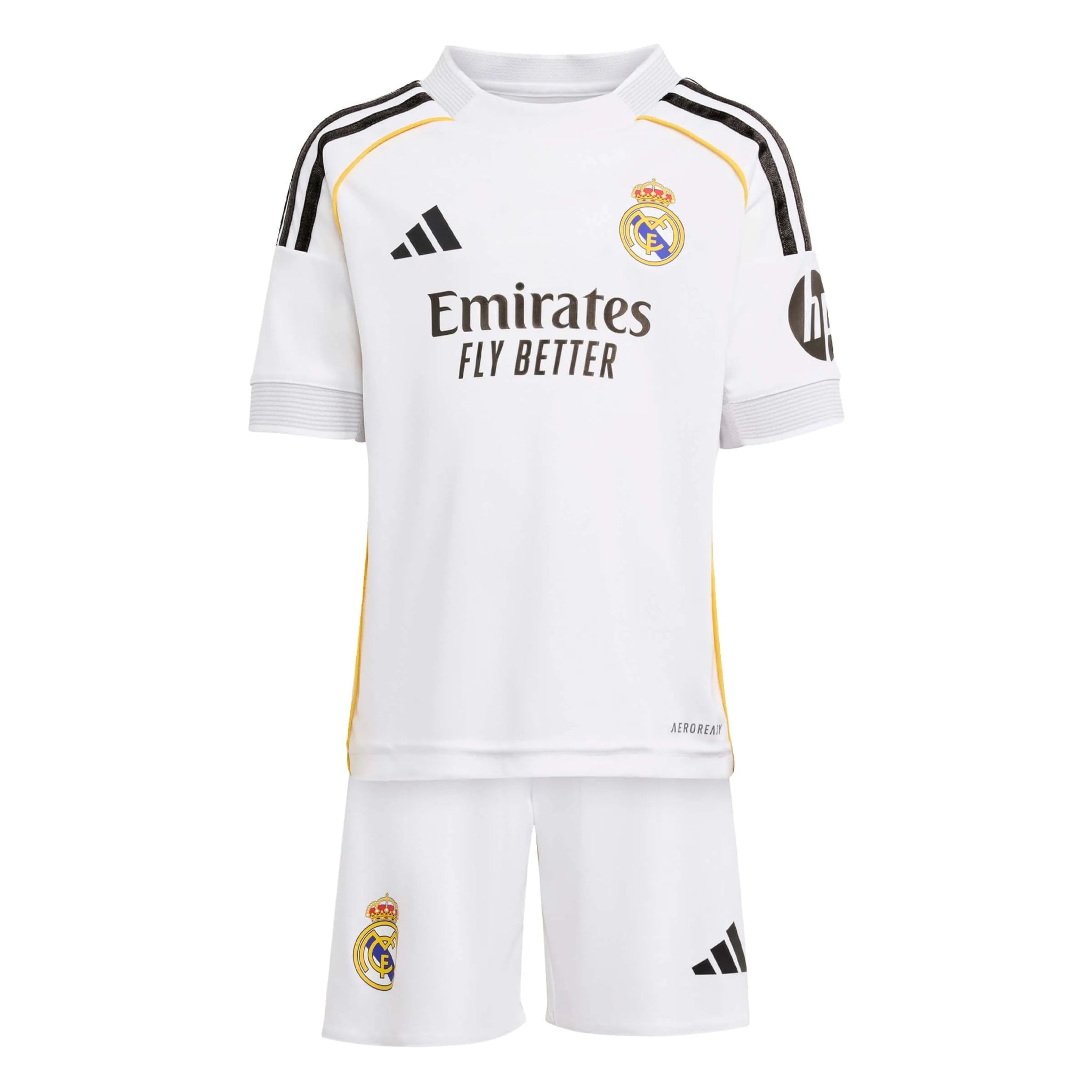 adidas 2025-26 Real Madrid Kid's Home Mini Kit