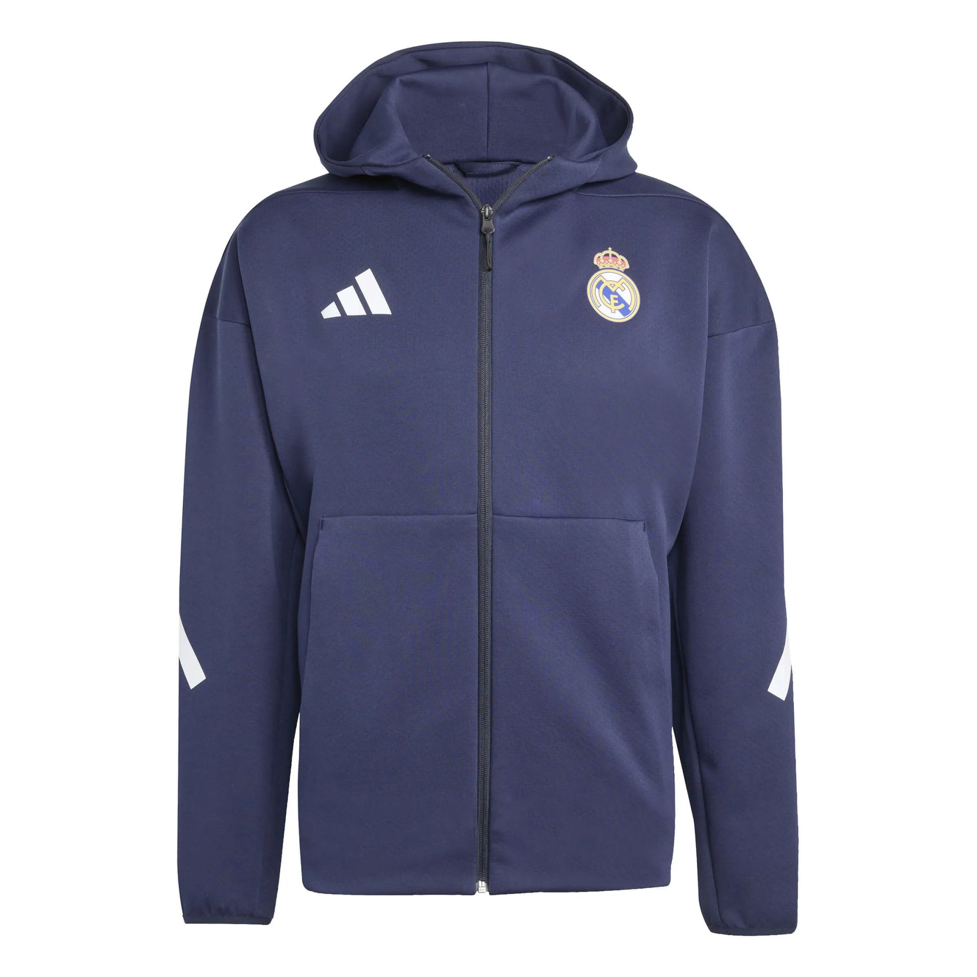 adidas 2025-26 Real Madrid Men's Anthem Jacket – ProSoccer adidas 2025-26 Real Madrid Men's Anthem Jacket – ProSoccer