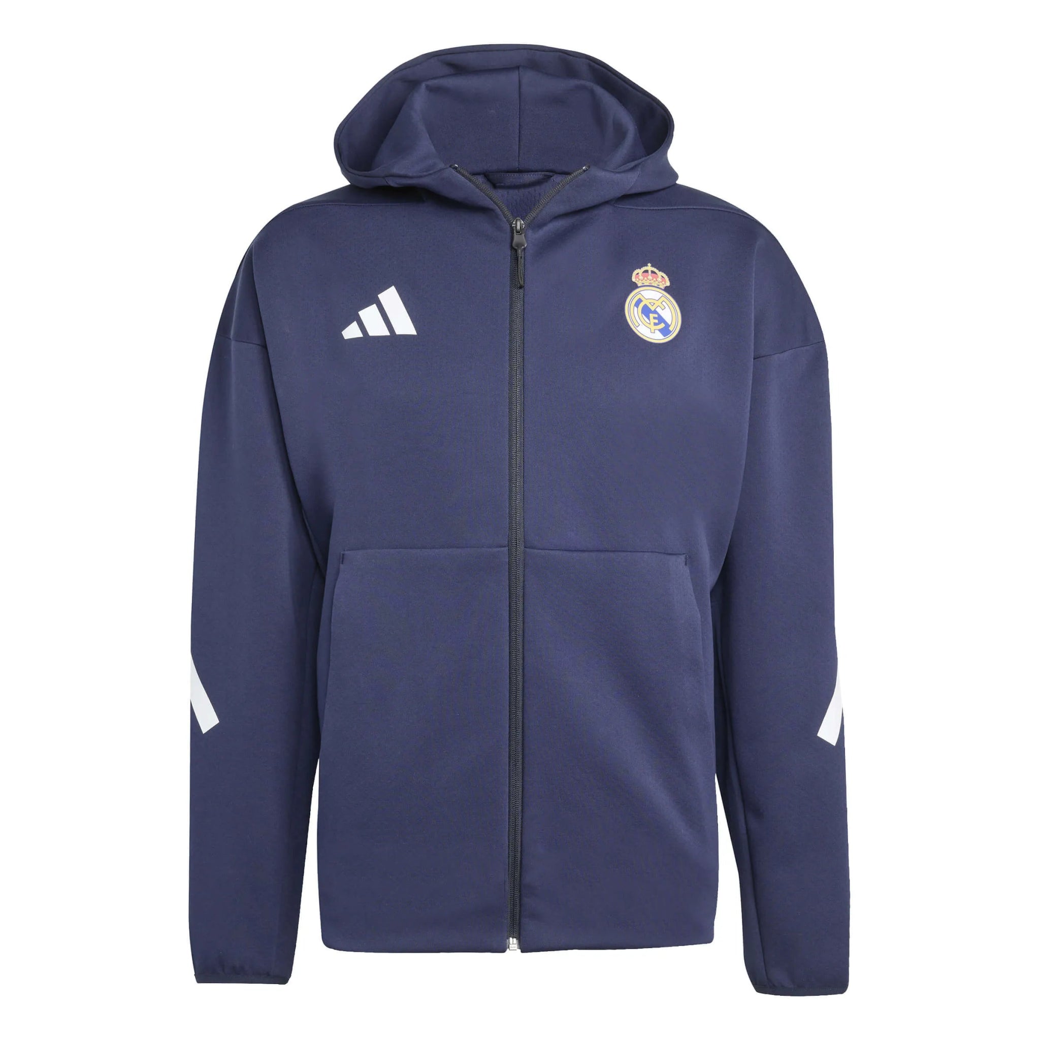 adidas 2025-26 Real Madrid Men's Anthem Jacket (Front)