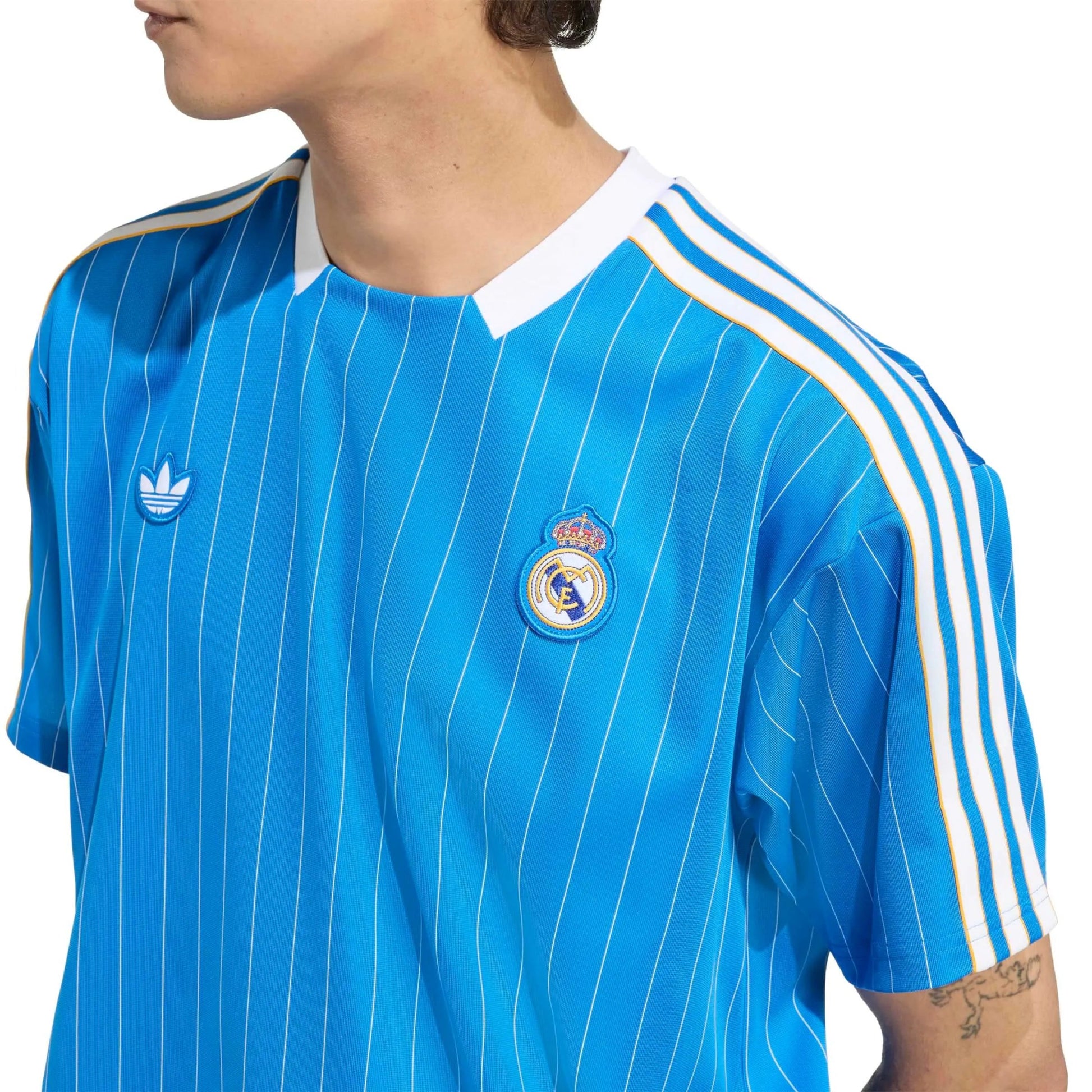 adidas 2025-26 Real Madrid Men's Icon Jersey (Detail 1)