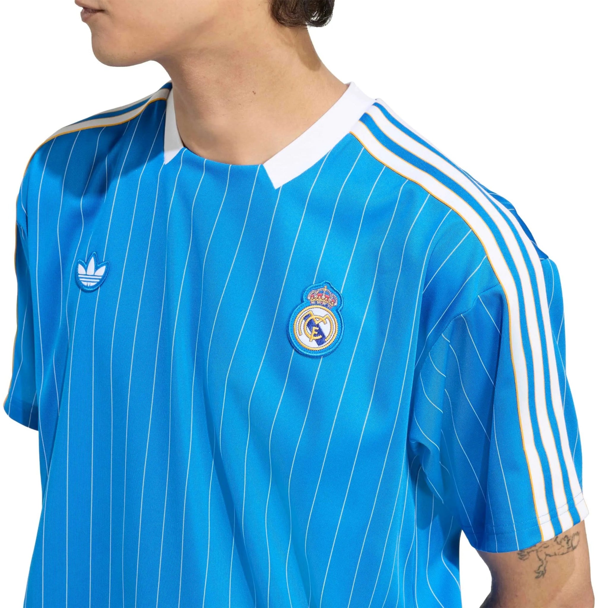 adidas 2025-26 Real Madrid Men's Icon Jersey (Detail 1)