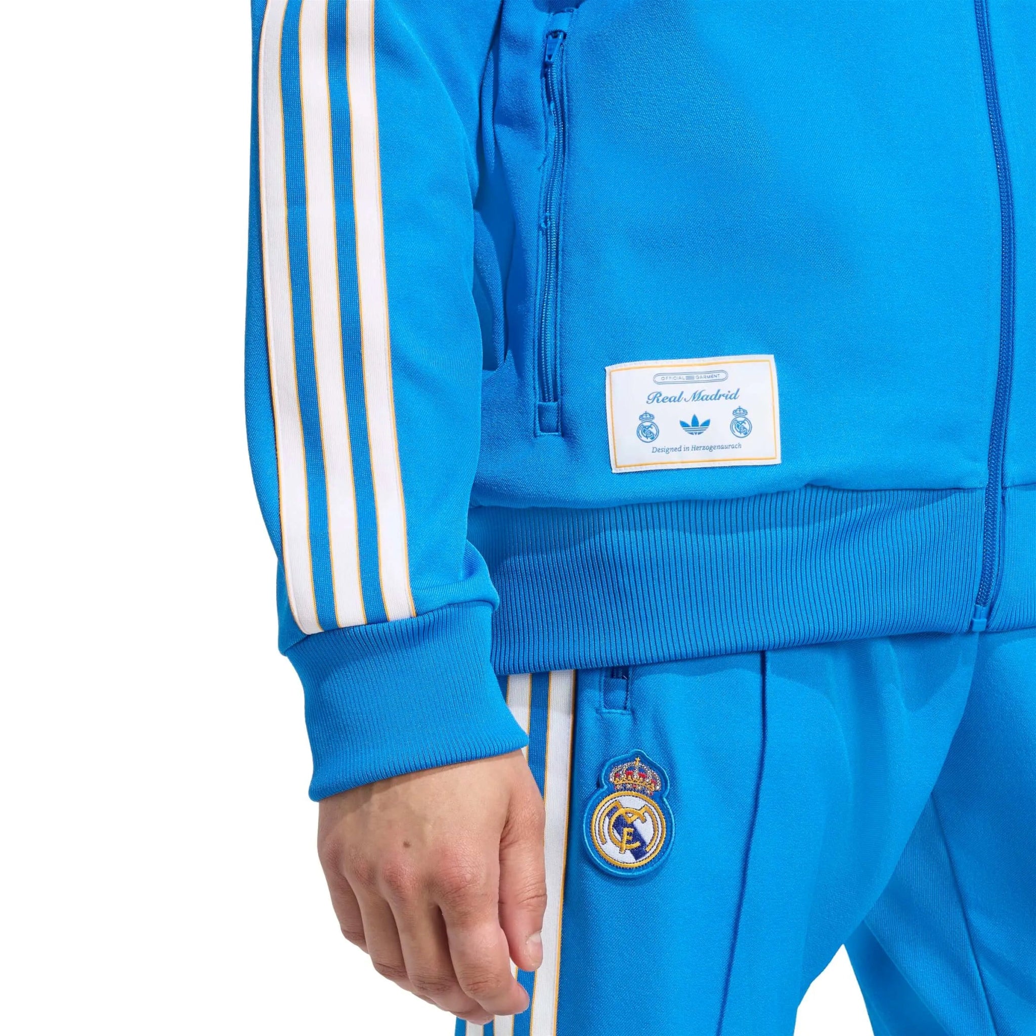 adidas 2025-26 Real Madrid Men's Icon Track Top (Detail 2)