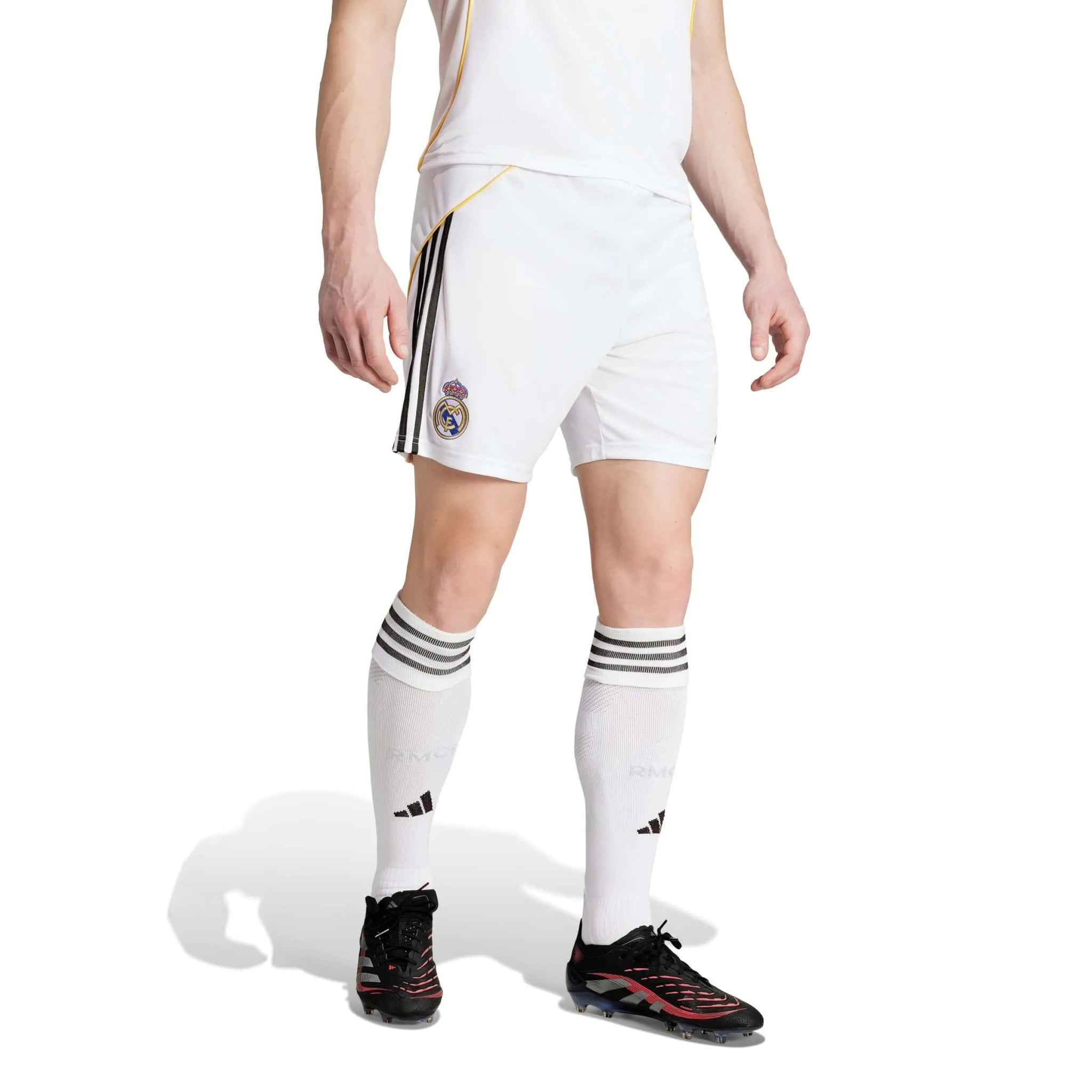 adidas 2025-26 Real Madrid Men's Stadium Home Shorts (Model - Front)