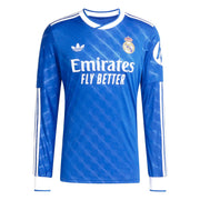 adidas 2025-26 Real Madrid Men's Stadium Third Long-Sleeve Soccer Jersey (Front)