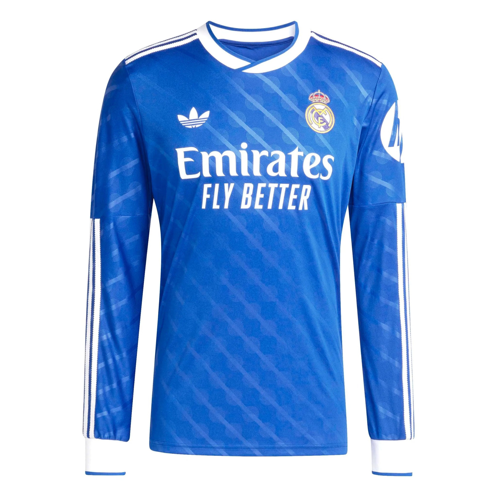 adidas 2025-26 Real Madrid Men's Stadium Third Long-Sleeve Soccer Jersey (Front)