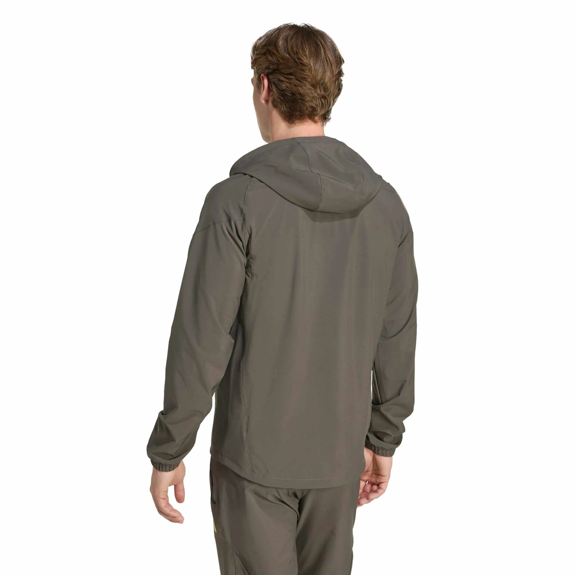 adidas 2025-26 Real Madrid Men's Tiro 25 Competition Vis Tech Travel Jacket (Model - Back)