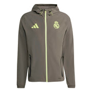 adidas 2025-26 Real Madrid Men's Tiro 25 Competition Vis Tech Travel Jacket (Front)