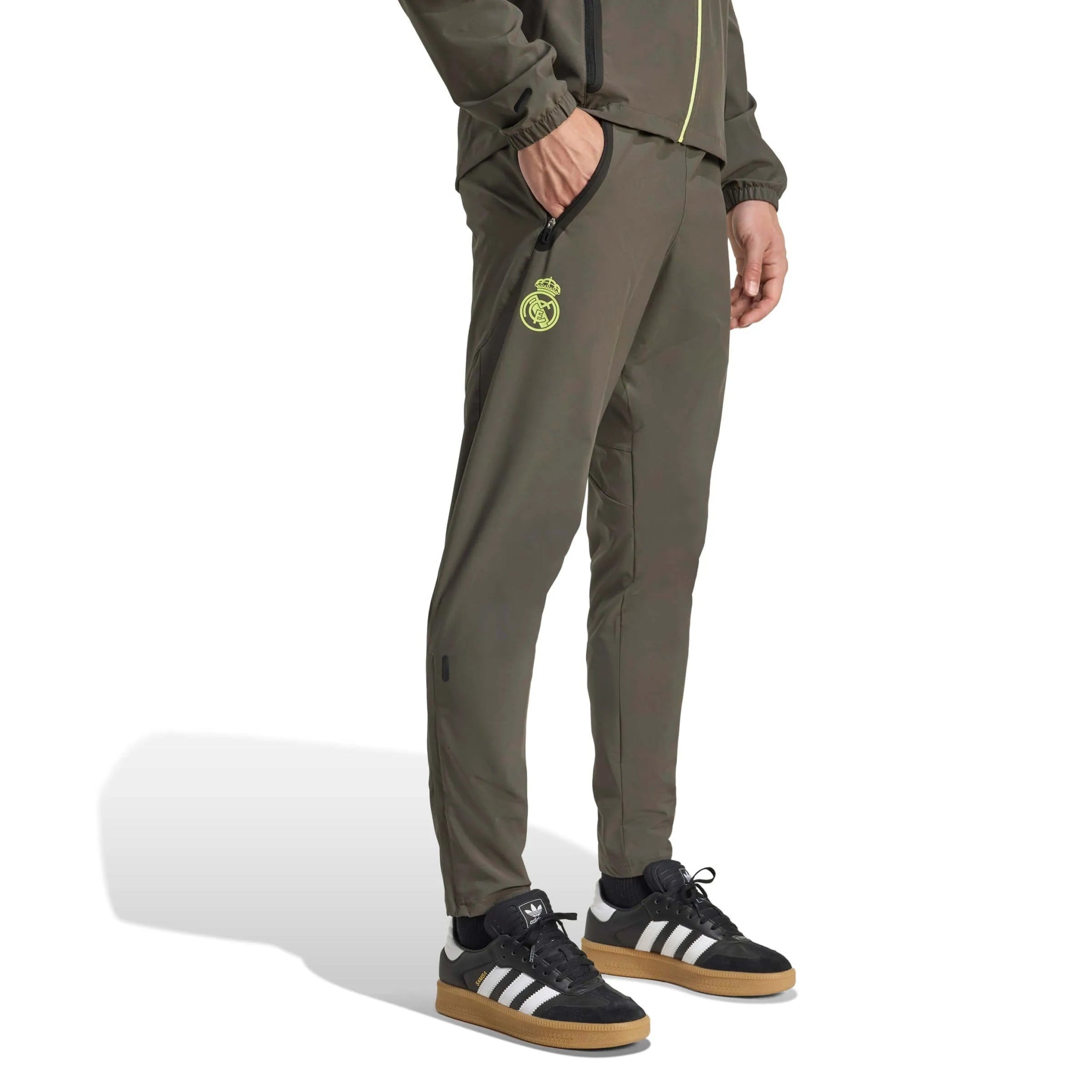 adidas 2025-26 Real Madrid Men's Tiro 25 Competition Vis Tech Travel Pants