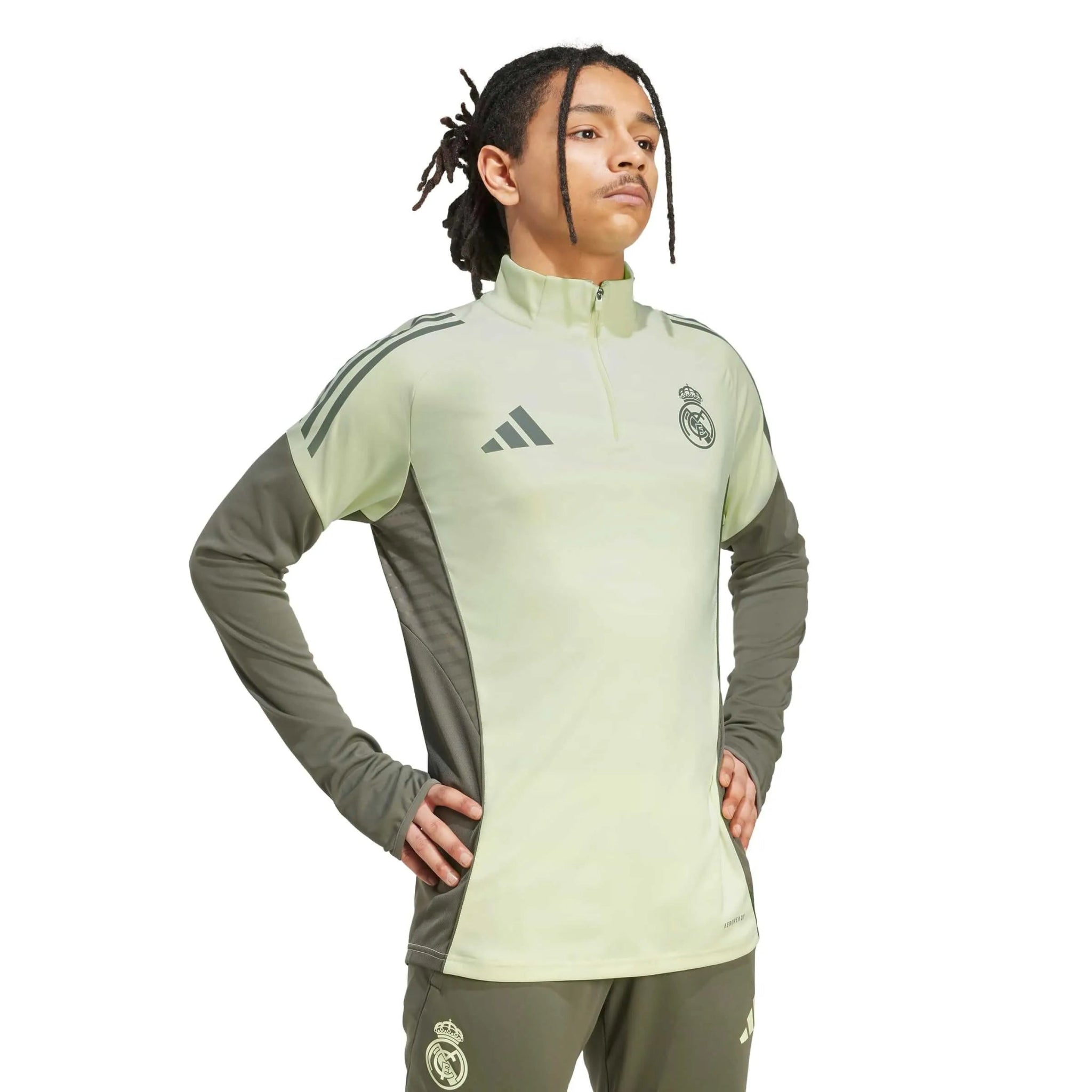 adidas 2025-26 Real Madrid Men's Track Top (Model - Side)