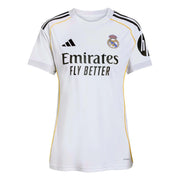 adidas 2025-26 Real Madrid Women's Stadium Home Soccer Jersey (Front)