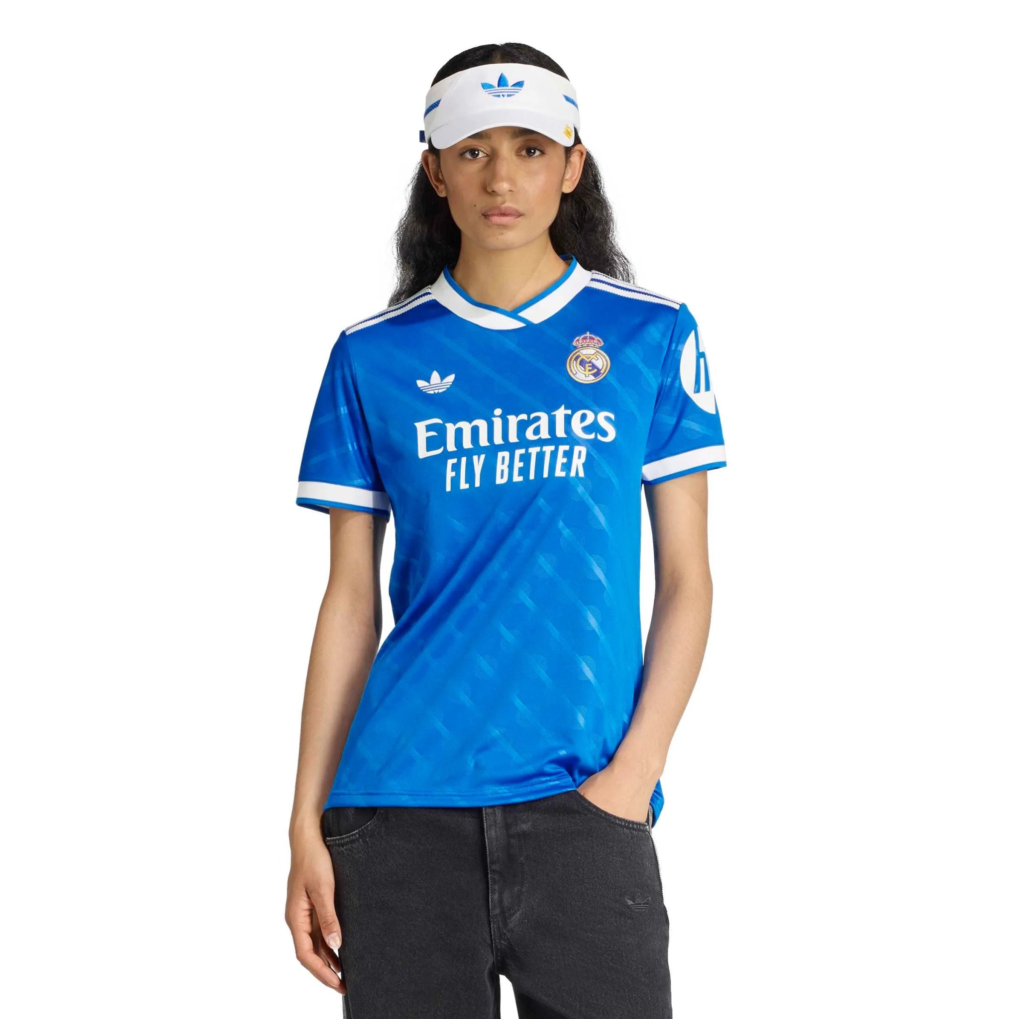 adidas 2025-26 Real Madrid Women's Stadium Third Soccer Jersey (Model - Front)