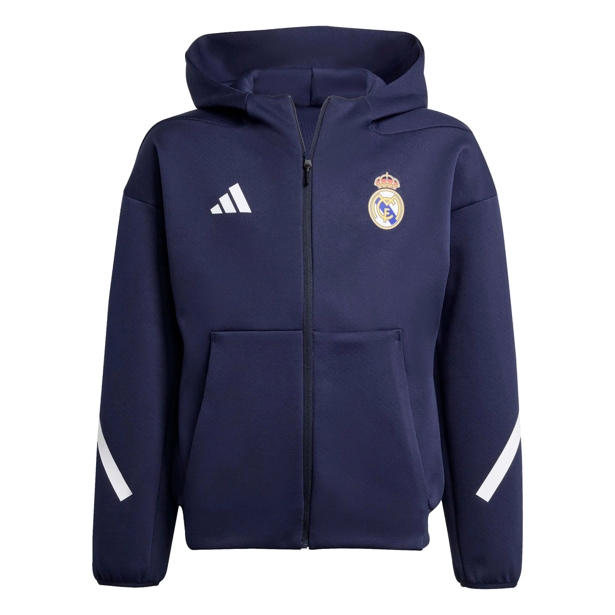 adidas 2025-26 Real Madrid Youth Anthem Jacket (Front)