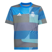 adidas 2025-26 Real Madrid Youth Pre-Match Soccer Jersey (Front)