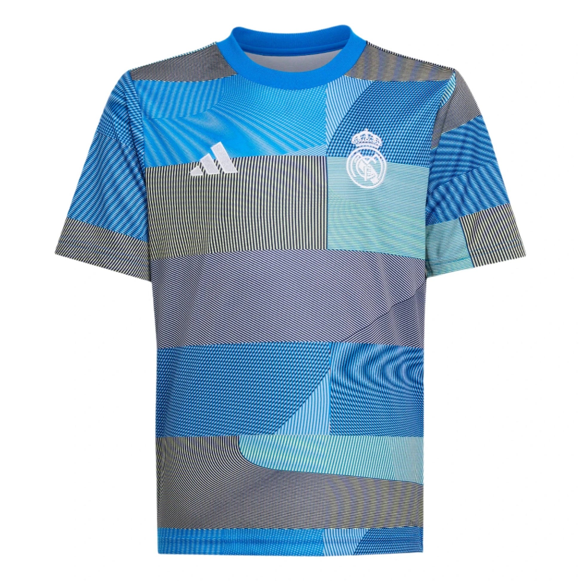 adidas 2025-26 Real Madrid Youth Pre-Match Soccer Jersey (Front)