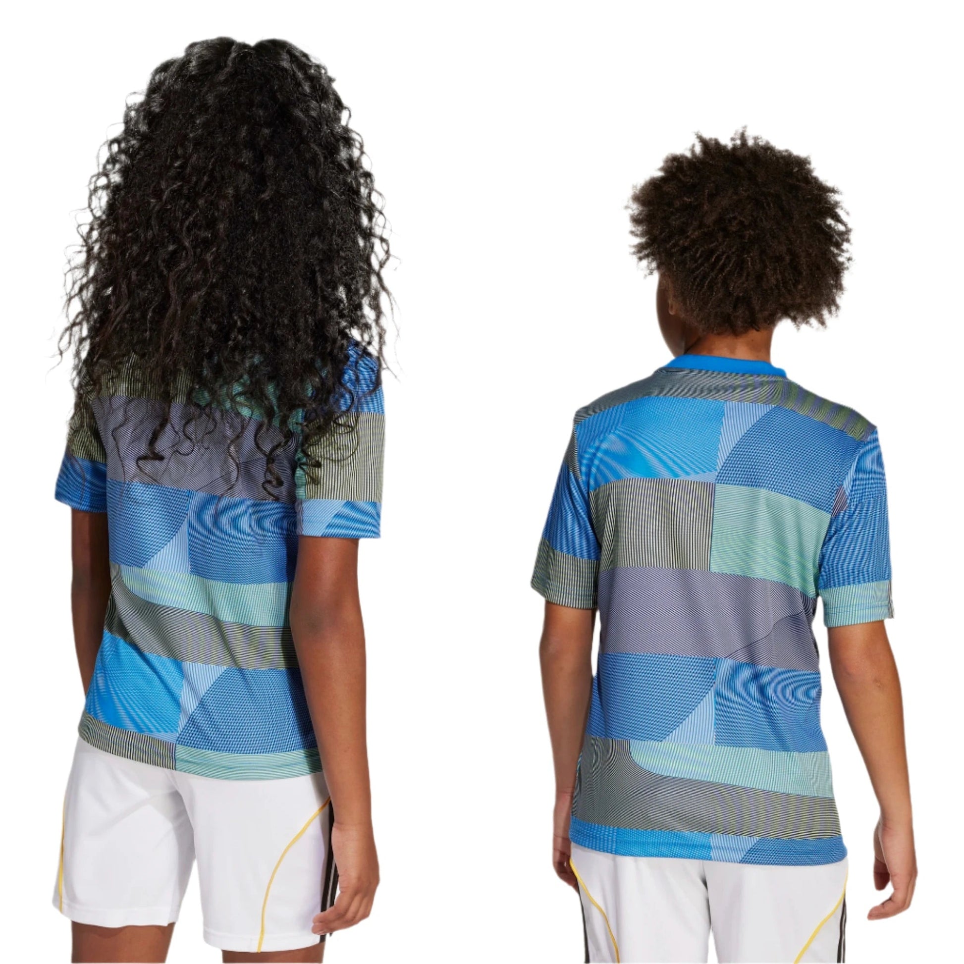 adidas 2025-26 Real Madrid Youth Pre-Match Soccer Jersey (Models - Back)