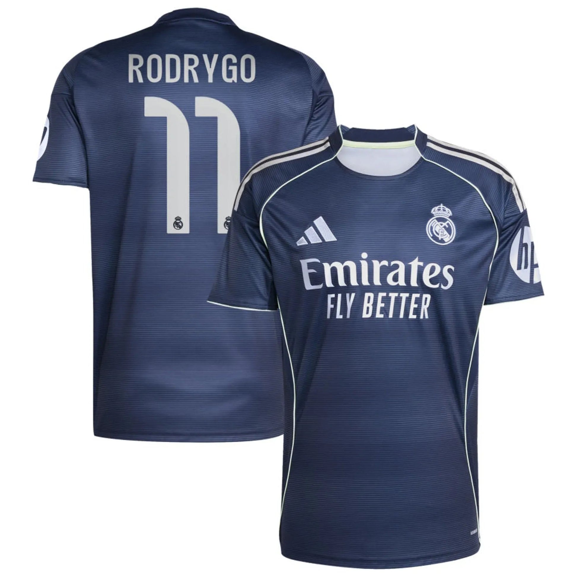 adidas 2025-26 Real Madrid Youth Stadium Away Soccer Jersey