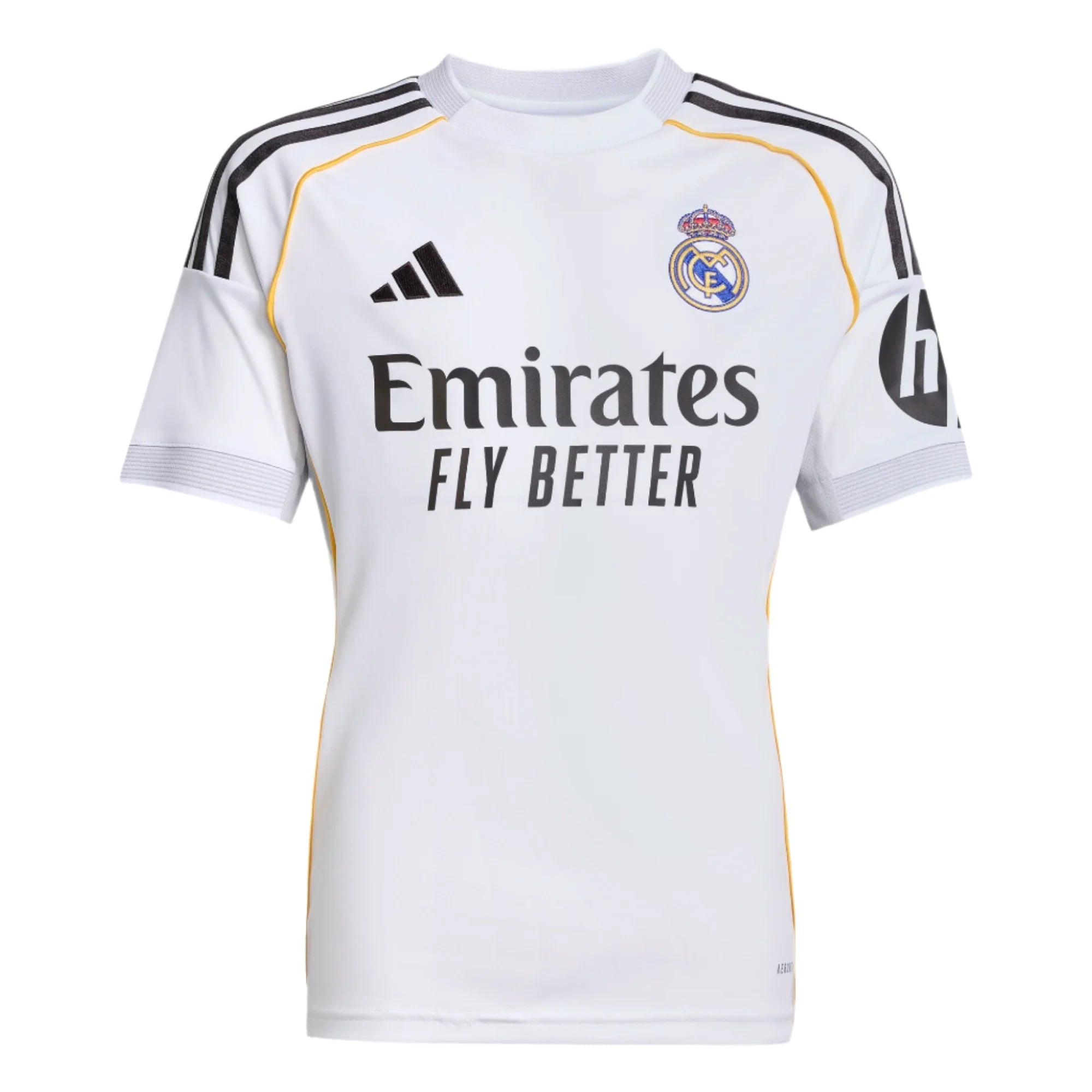 adidas 2025-26 Real Madrid Youth Stadium Home Soccer Jersey (Front)