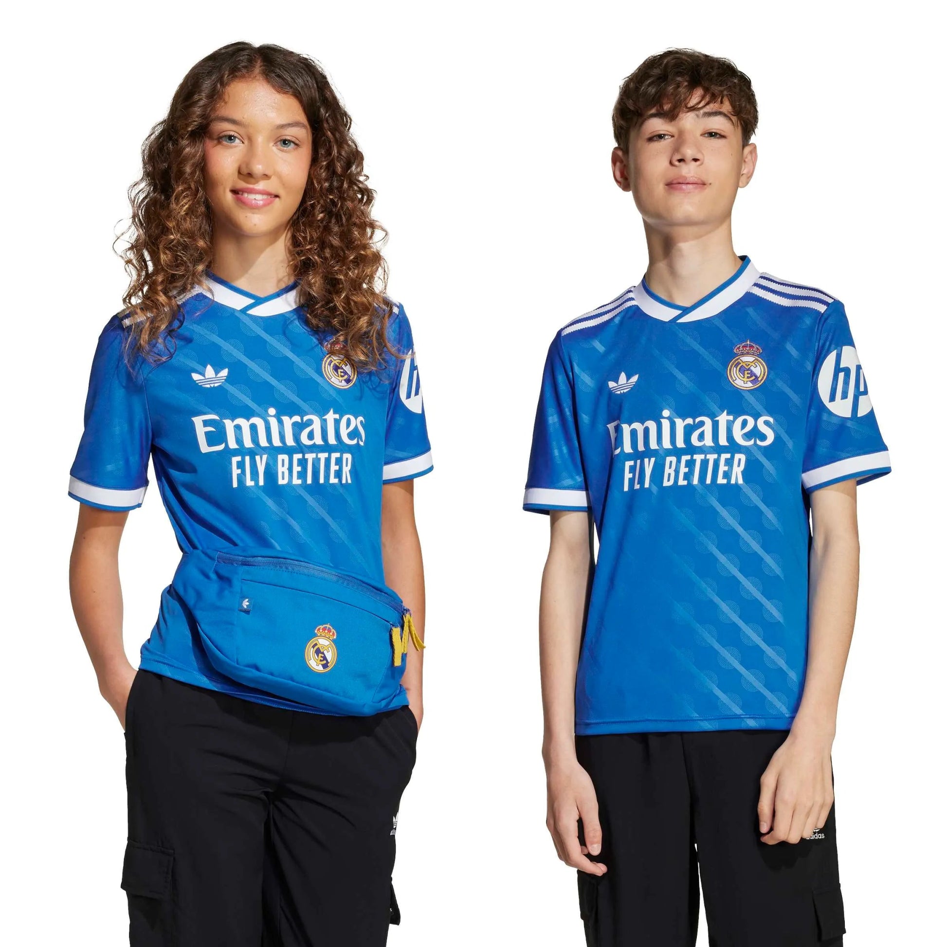 adidas 2025-26 Real Madrid Youth Stadium Third Soccer Jersey (Models - Front)