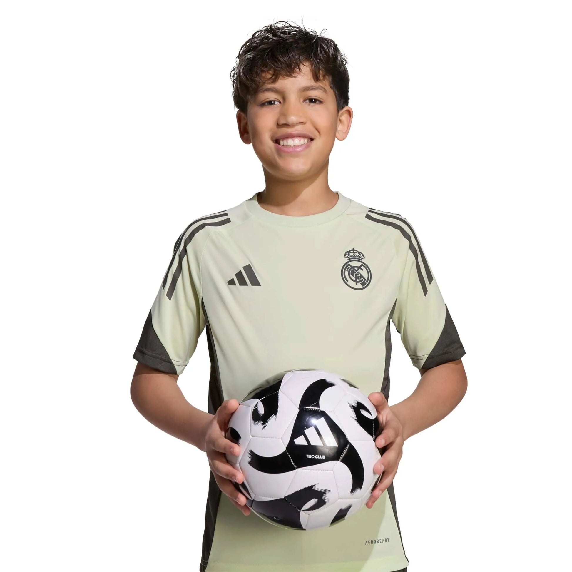 adidas 2025-26 Real Madrid Youth Training Soccer Jersey (Detail 1)