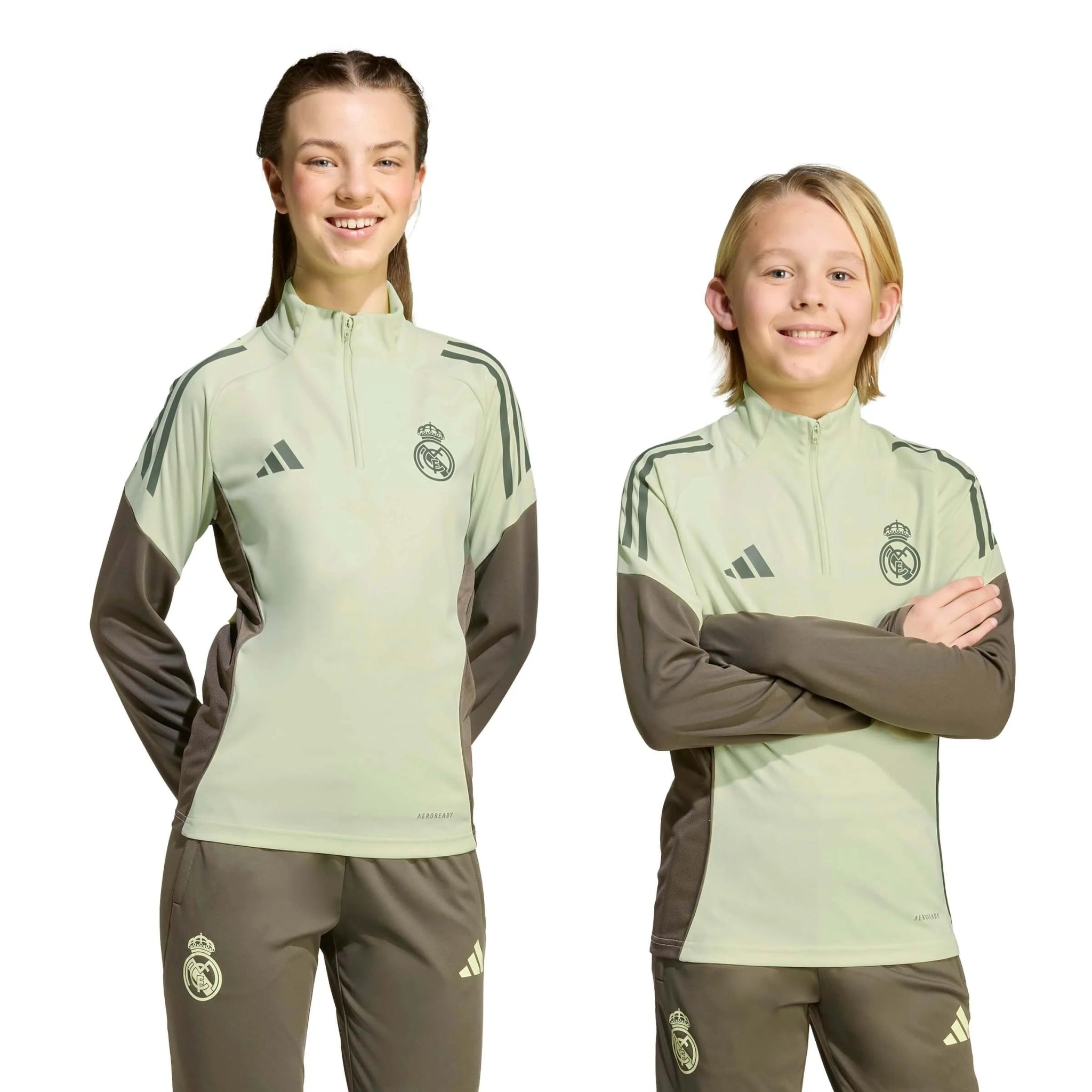 adidas 2025-26 Real Madrid Youth Training Top (Models - Front)