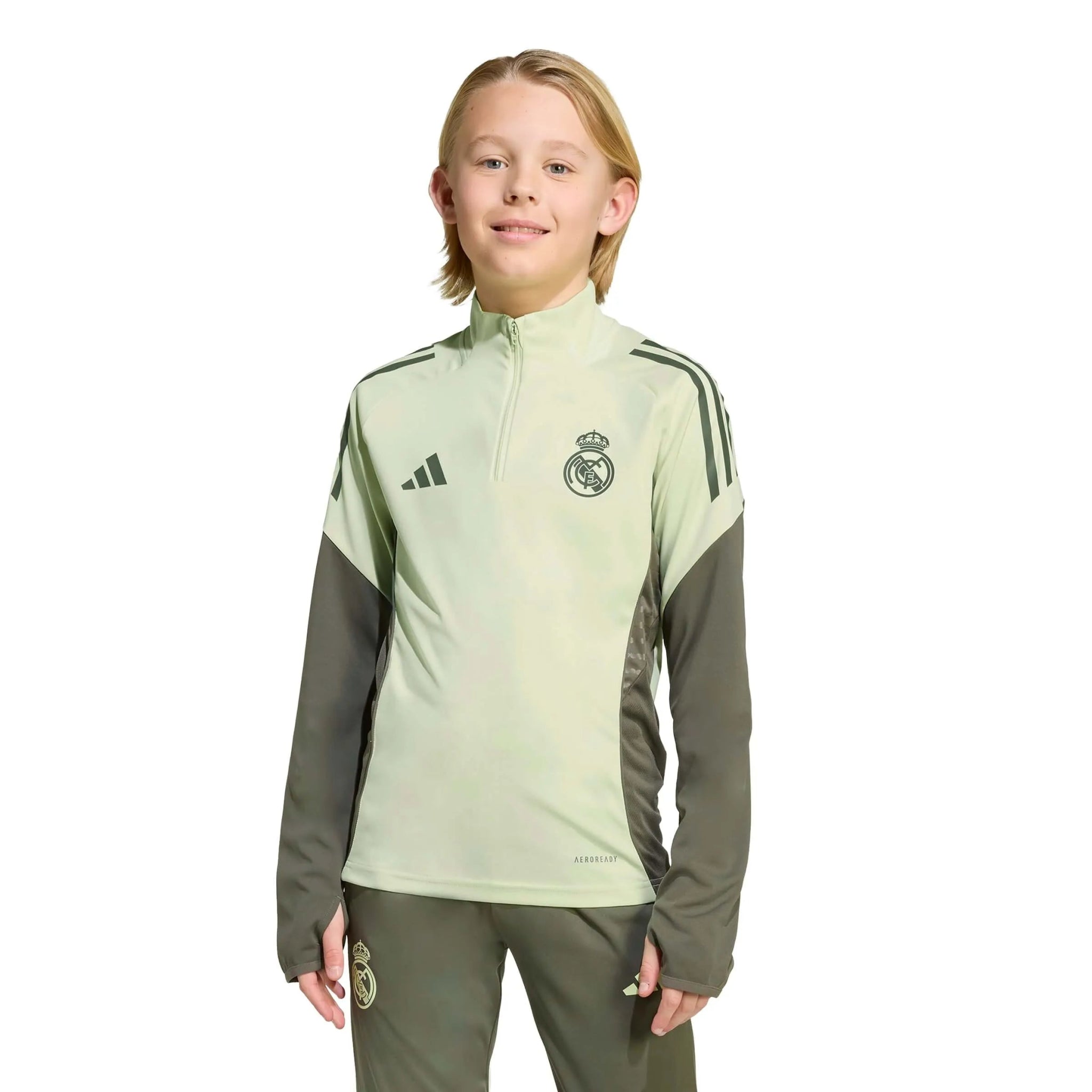 adidas 2025-26 Real Madrid Youth Training Top (Model - Front)