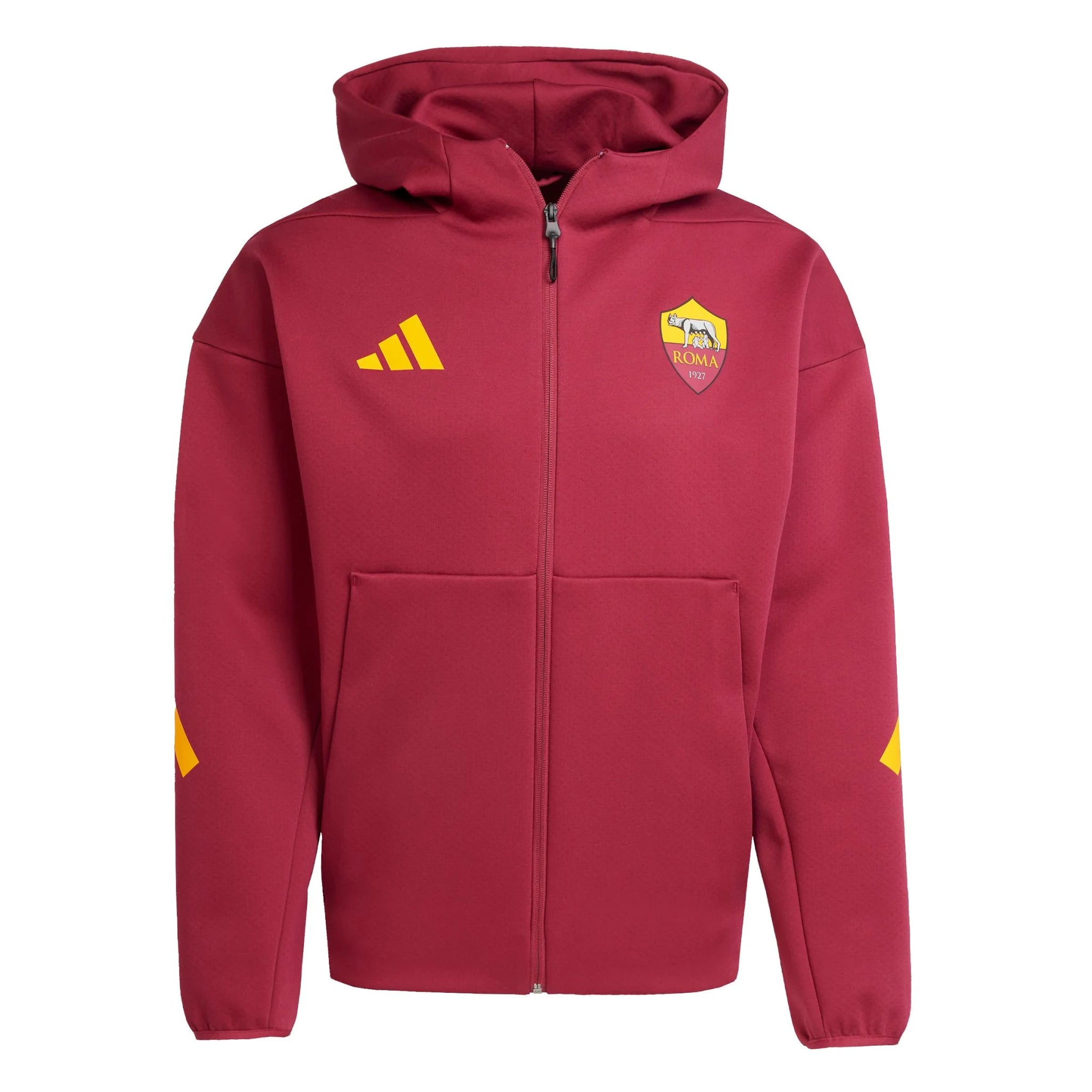adidas 2025-26 Roma Men's Anthem Jacket (Front)