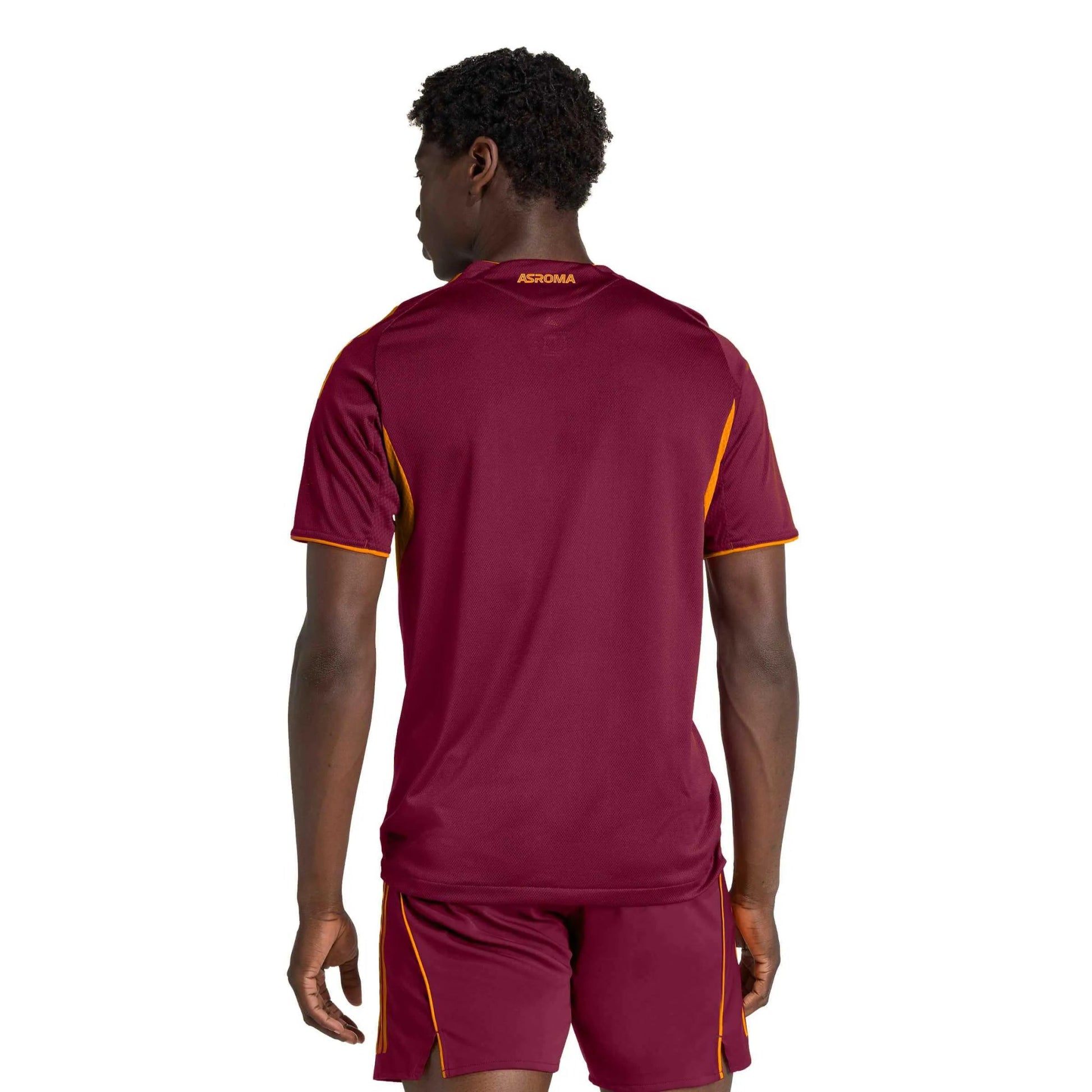 adidas 2025-26 Roma Men's Authentic Home Soccer Jersey (Model - Back)