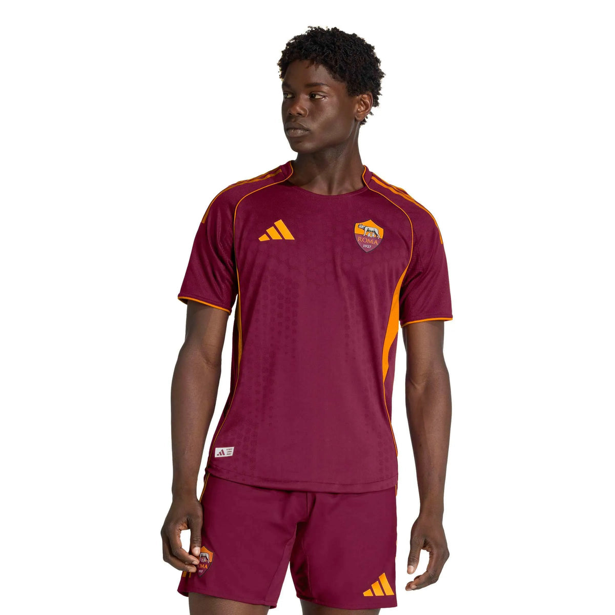 Adidas Men Roma adidas 2025-26 Roma Men's Authentic Home Soccer Jersey – ProSoccer