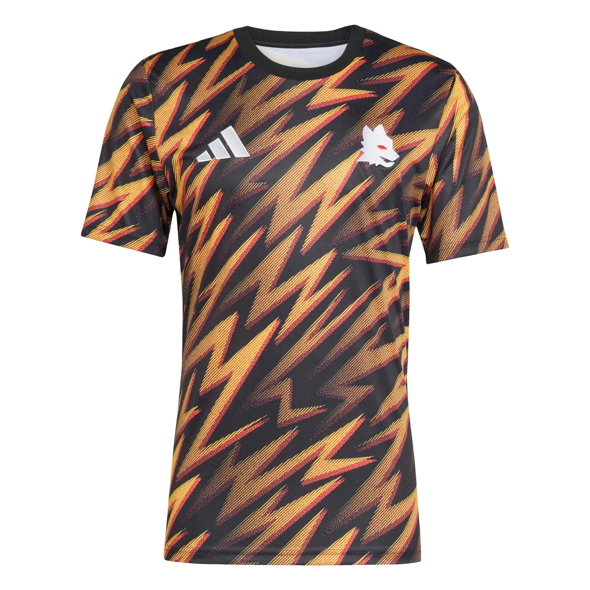 adidas 2025-26 Roma Men's Pre-Match Soccer Jersey (Front)