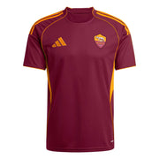 adidas 2025-26 Roma Men's Stadium Home Soccer Jersey (Front)