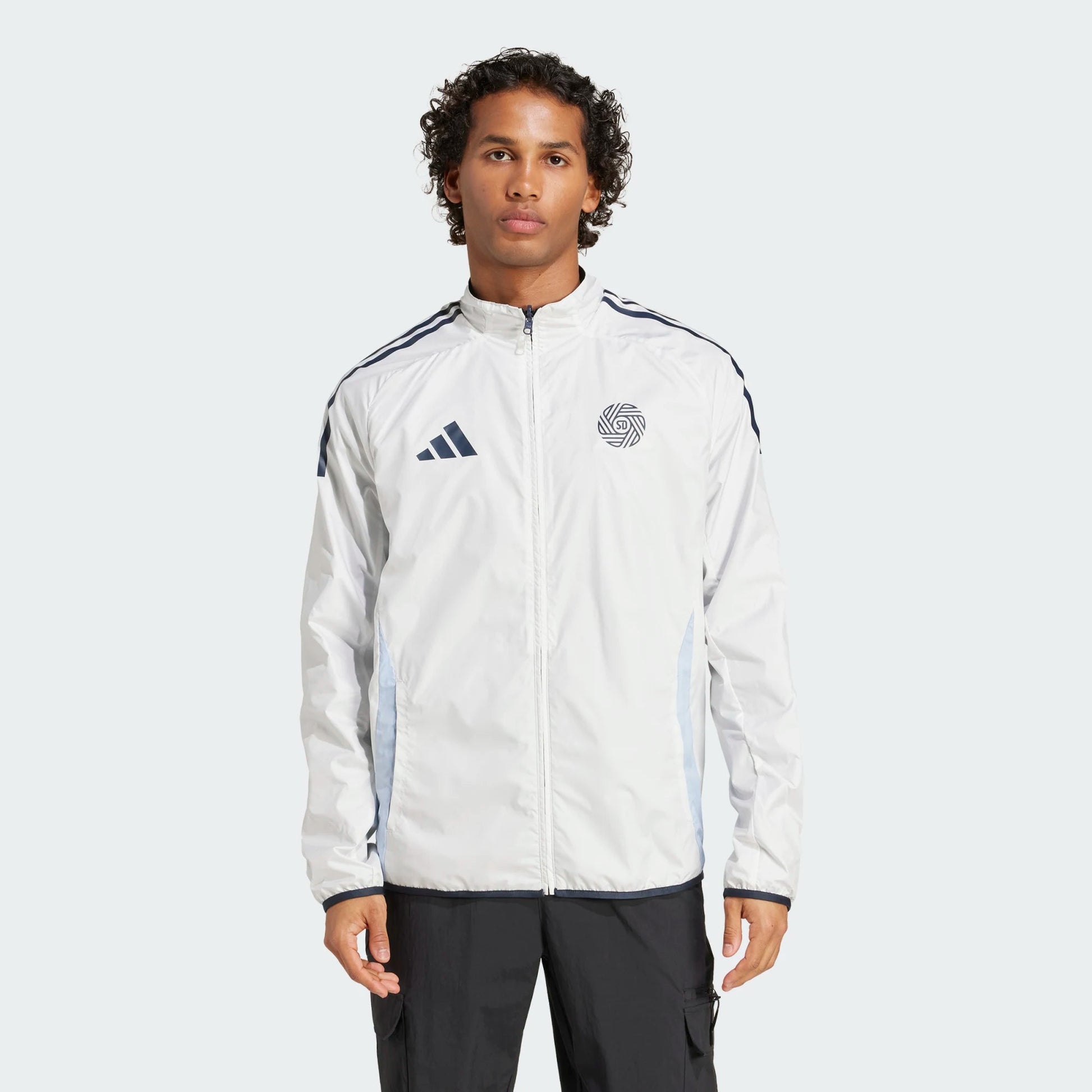 adidas 2025-26 San Diego FC Men's Anthem Jacket (Model Front - Reversible)