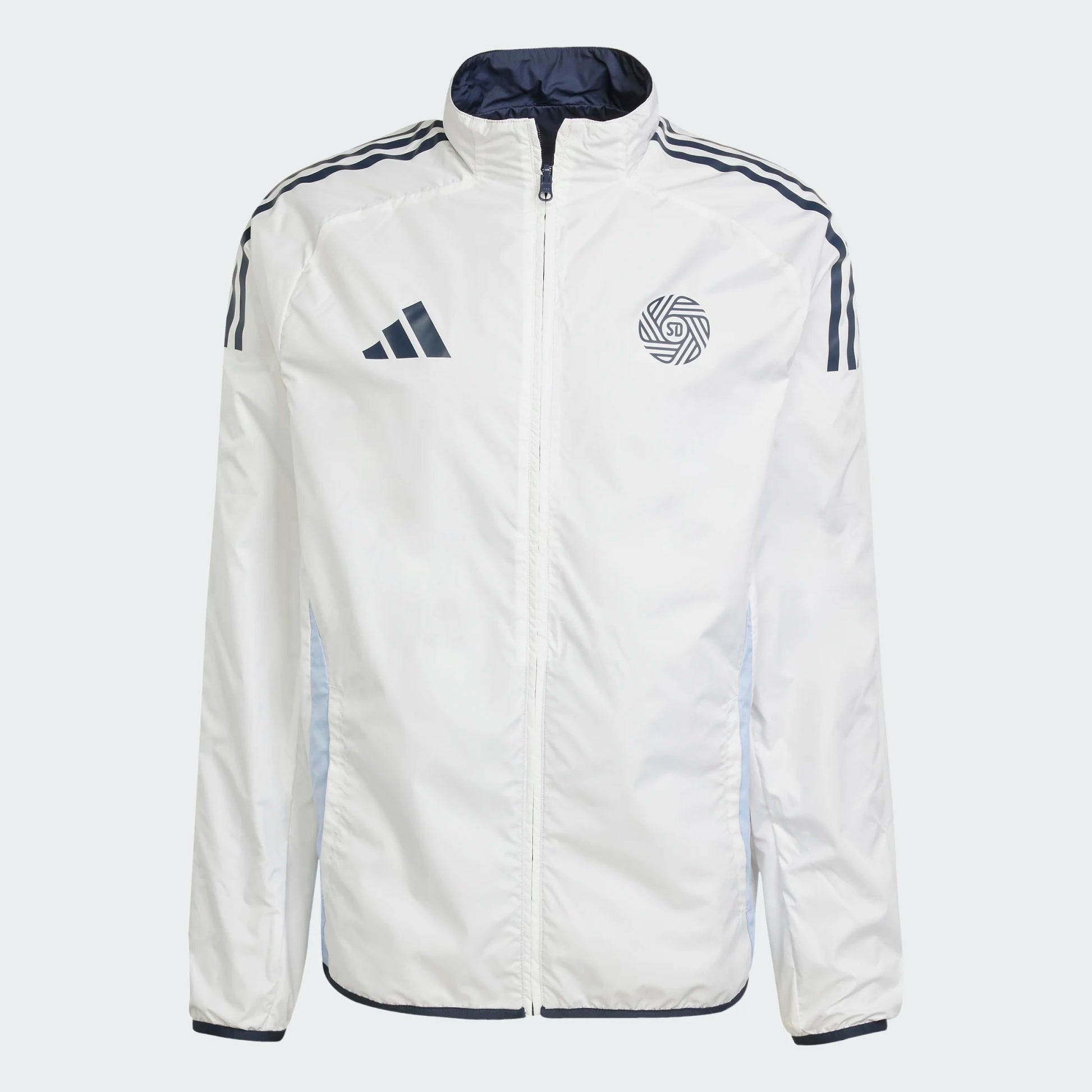 adidas 2025-26 San Diego FC Men's Anthem Jacket (Front - Reversible)