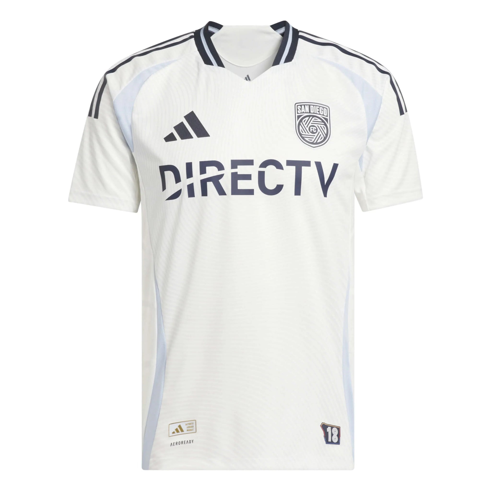 adidas 2025-26 San Diego Men's Authentic Away Soccer Jersey (Front)