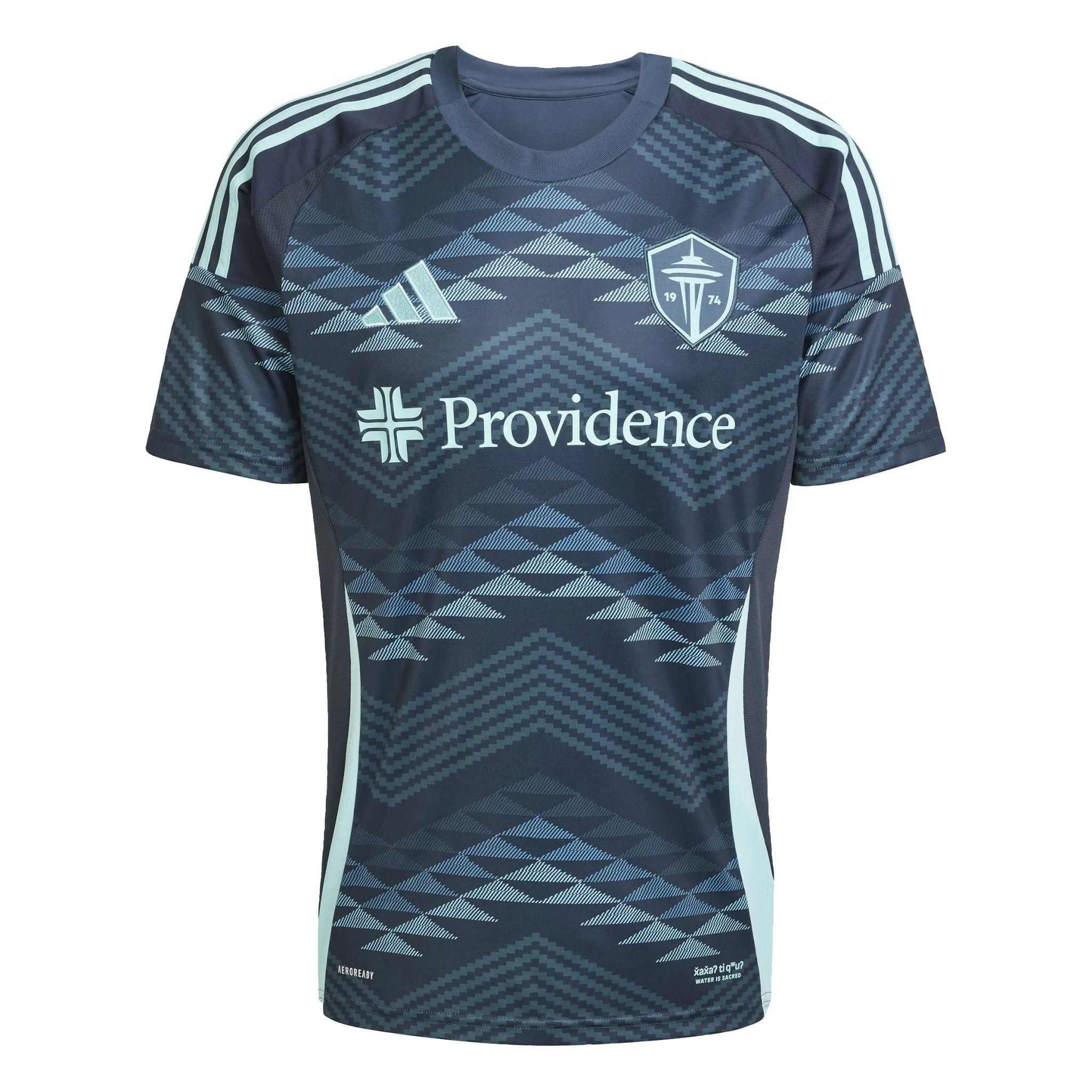 adidas 2025-26 Seattle Sounders Men's Stadium Away Soccer Jersey (Front)