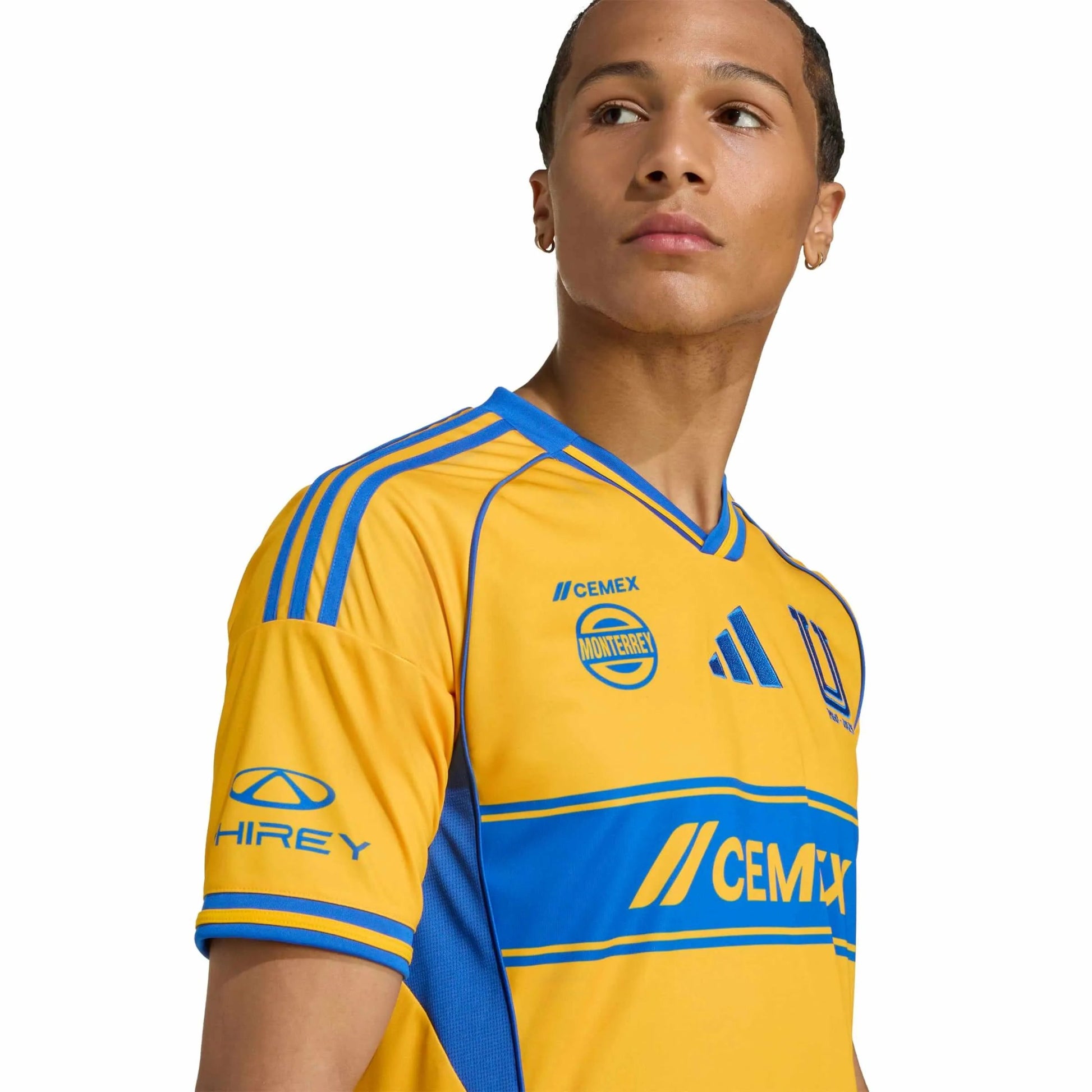 adidas 2025-26 Tigres Men's Stadium Home Soccer Jersey (Detail 2)