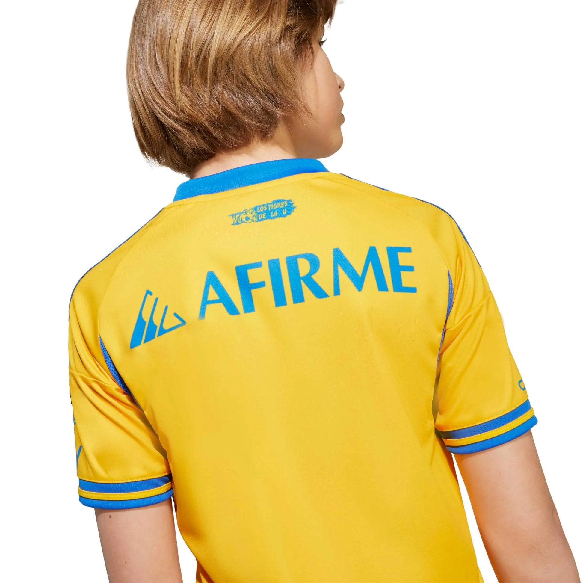 adidas 2025-26 Tigres Youth Stadium Home Soccer Jersey (Detail 2)