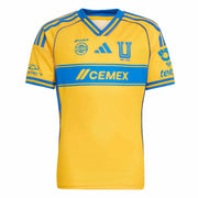 adidas 2025-26 Tigres Youth Stadium Home Soccer Jersey (Front)