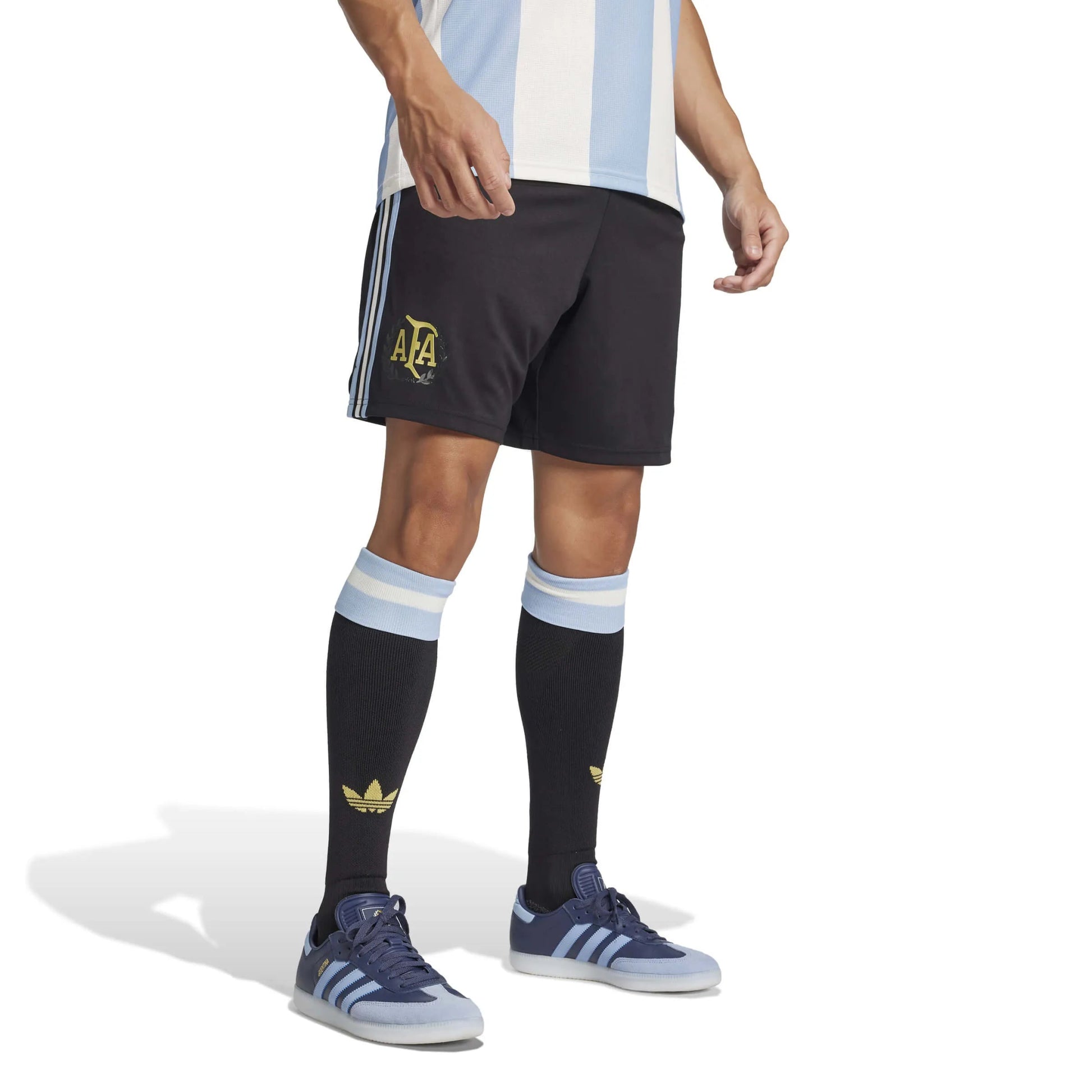 adidas 2025 Argentina Men's 50th Anniversary Shorts (Model - Side)