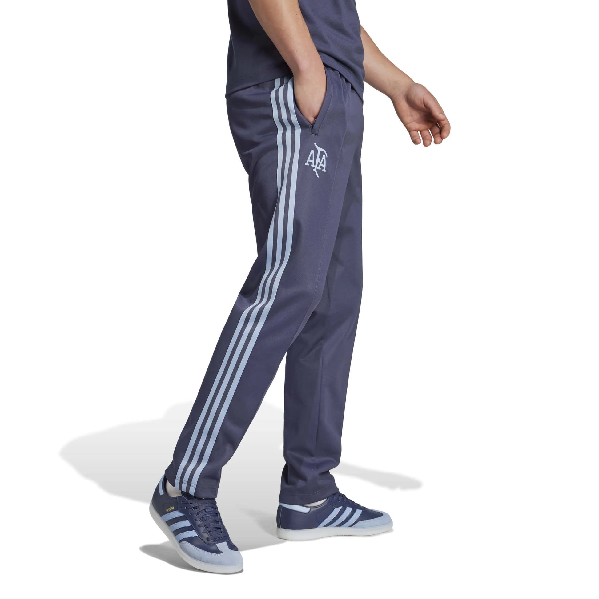 adidas 2025 Argentina Men's 50th Anniversary Track Pants (Model - Side)