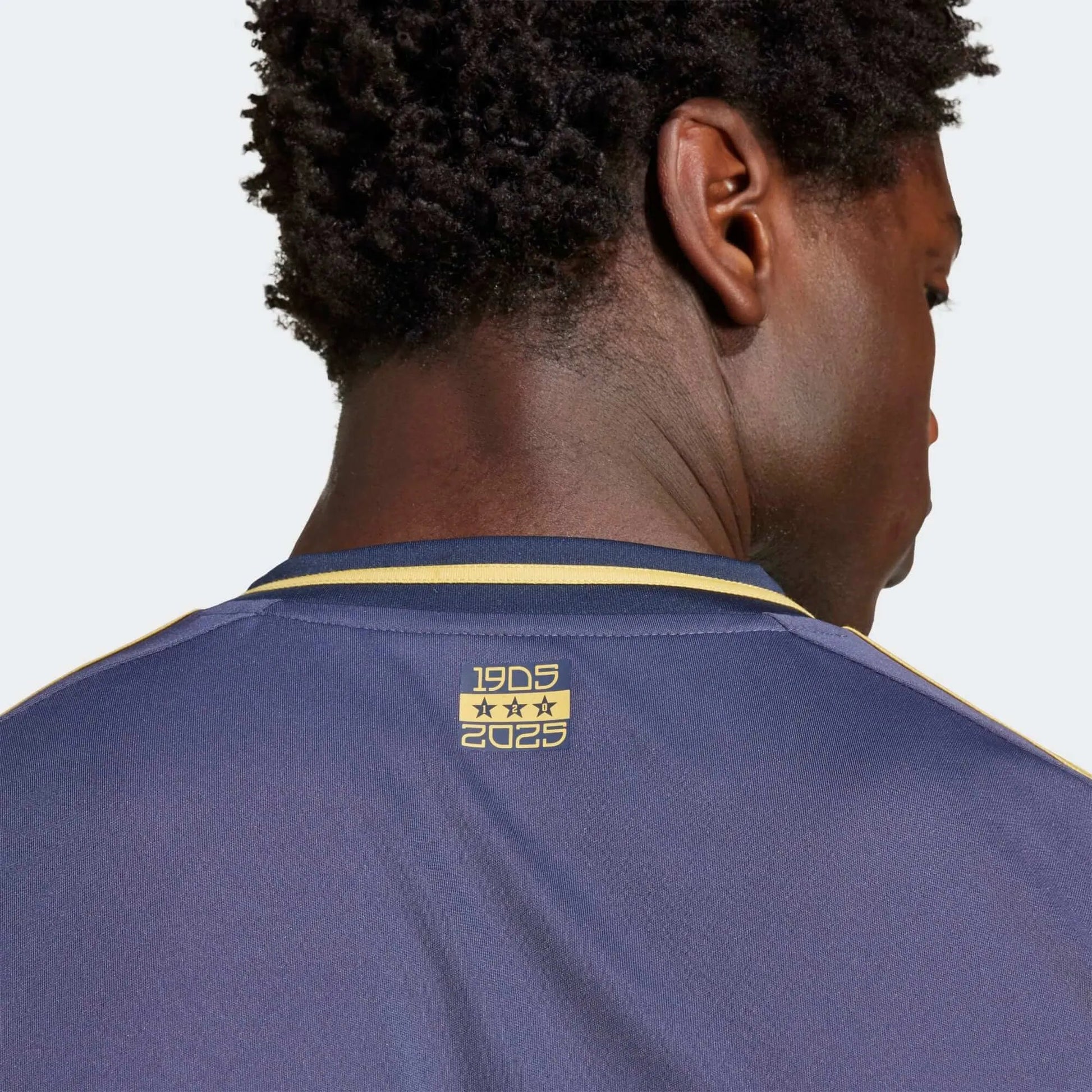 adidas 2025-26 Boca Juniors Men's Stadium Third Soccer Jersey (Detail 2)