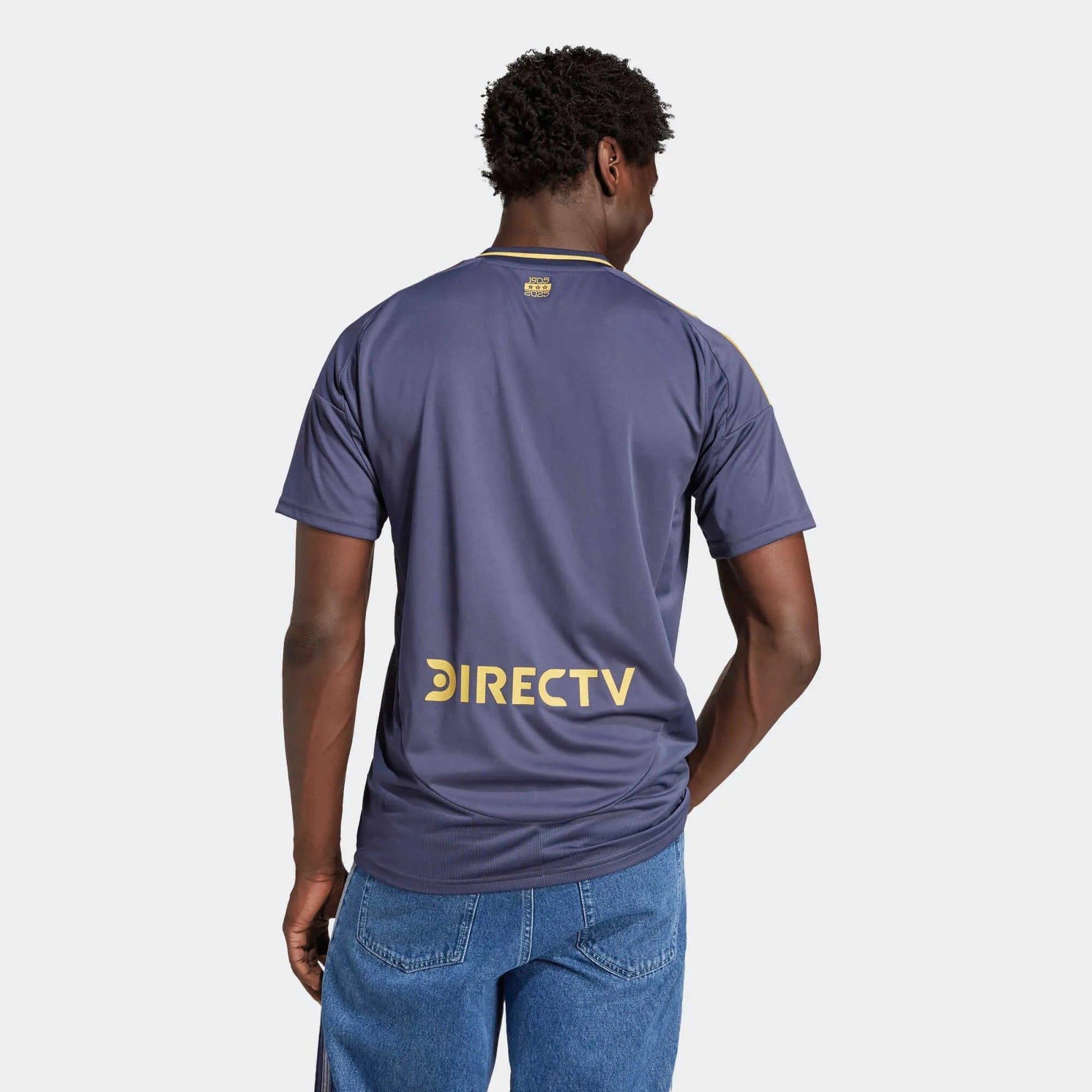 adidas 2025-26 Boca Juniors Men's Stadium Third Soccer Jersey (Model - Back)