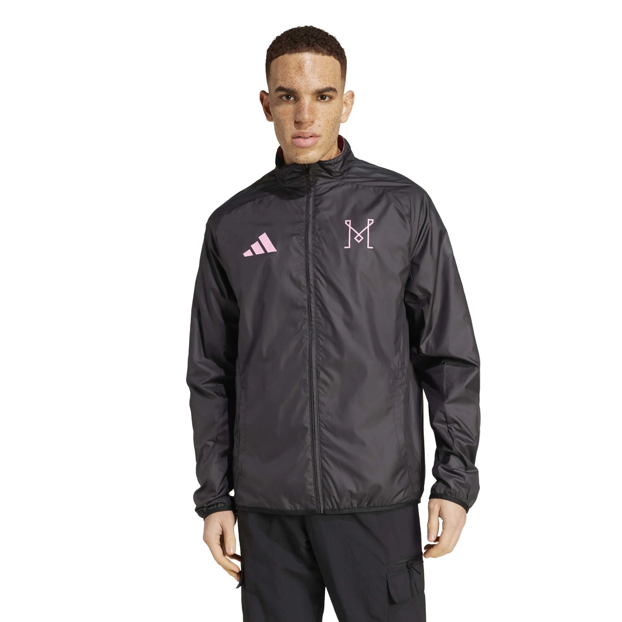 adidas 2025 Inter Miami Men's Anthem Jacket (Model - Reverse Front)
