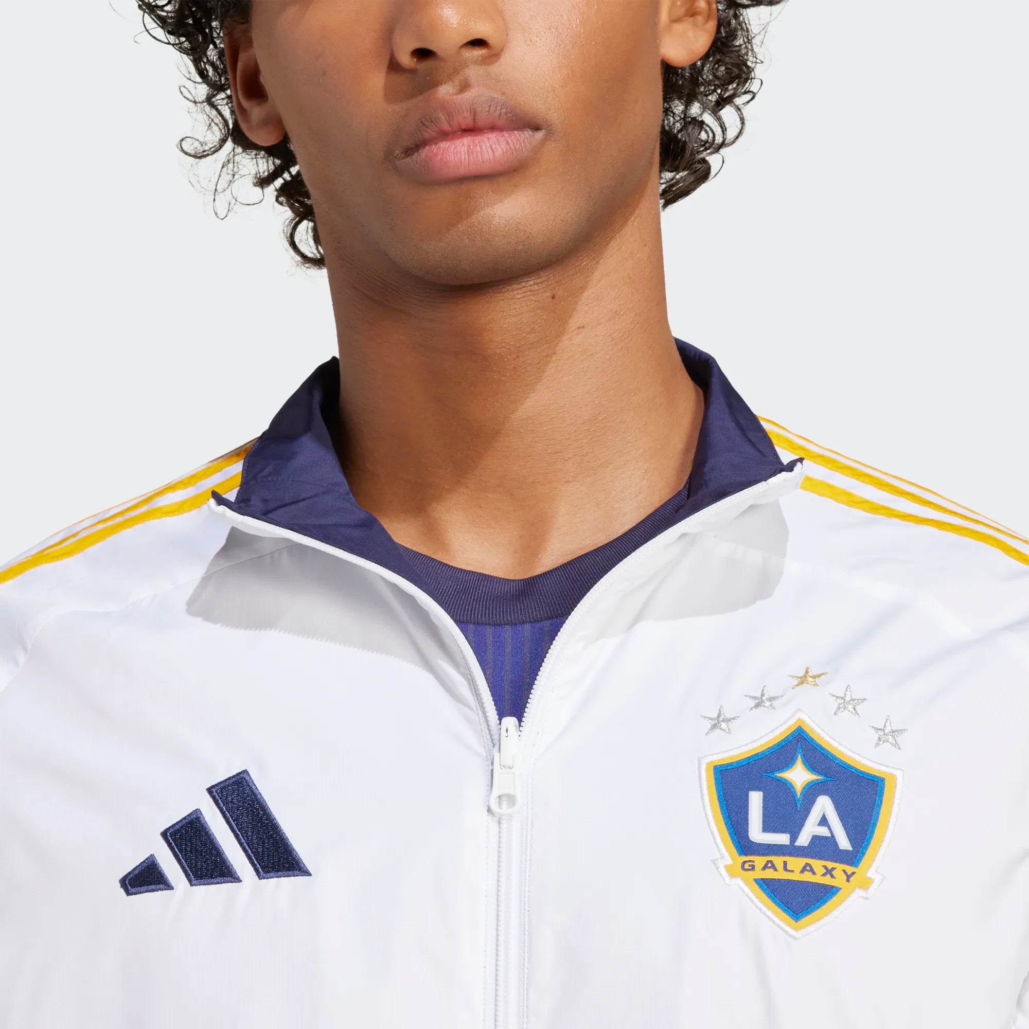 adidas 2025 LA Galaxy Men's Anthem Jacket (Detail 1)